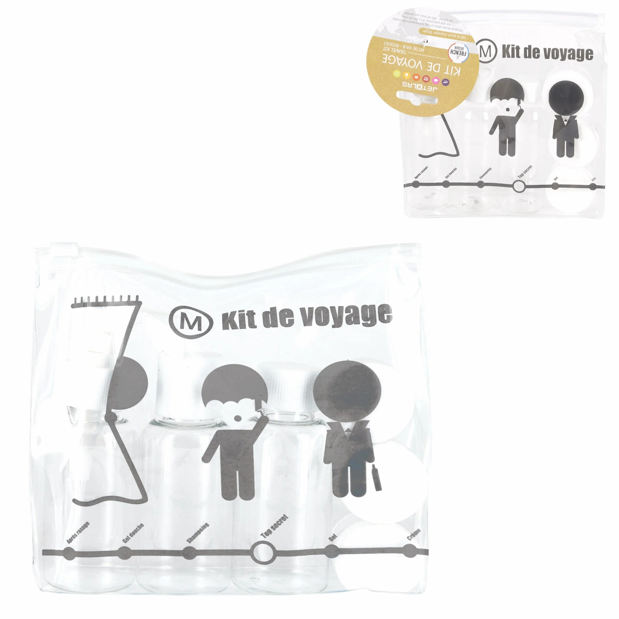 CMP IBERICA CMSC15130 KIT VIAJE NECESER C/6 P. SURTI, biały, 3