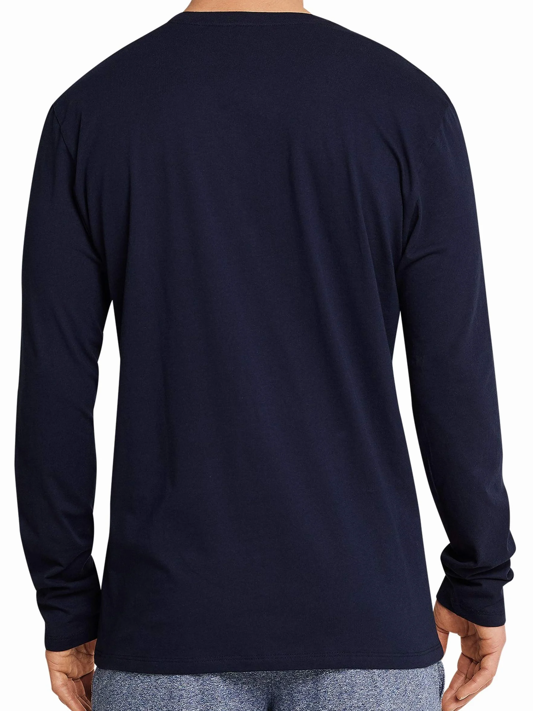 Schiesser Górna część piżamy Mężczyźni Mix & Relax Langarmshirt Knopfleiste