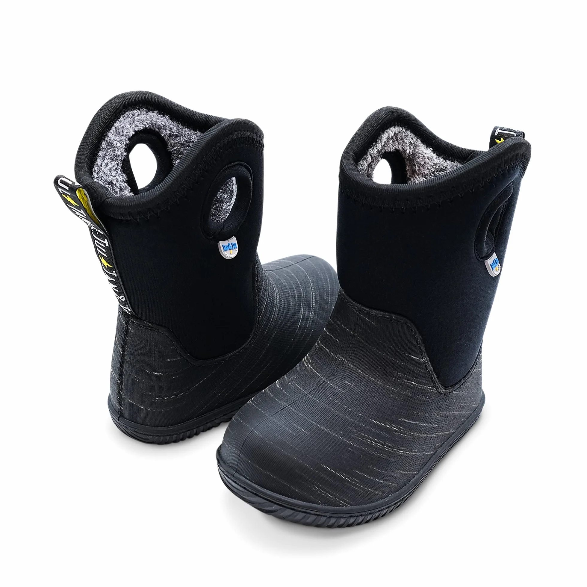 JAN & JUL Toasty-Dry Lite Wodoodporne buty zimowe (małe dziecko/dziecko), Czarny Czarny Brzoza, 27 EU