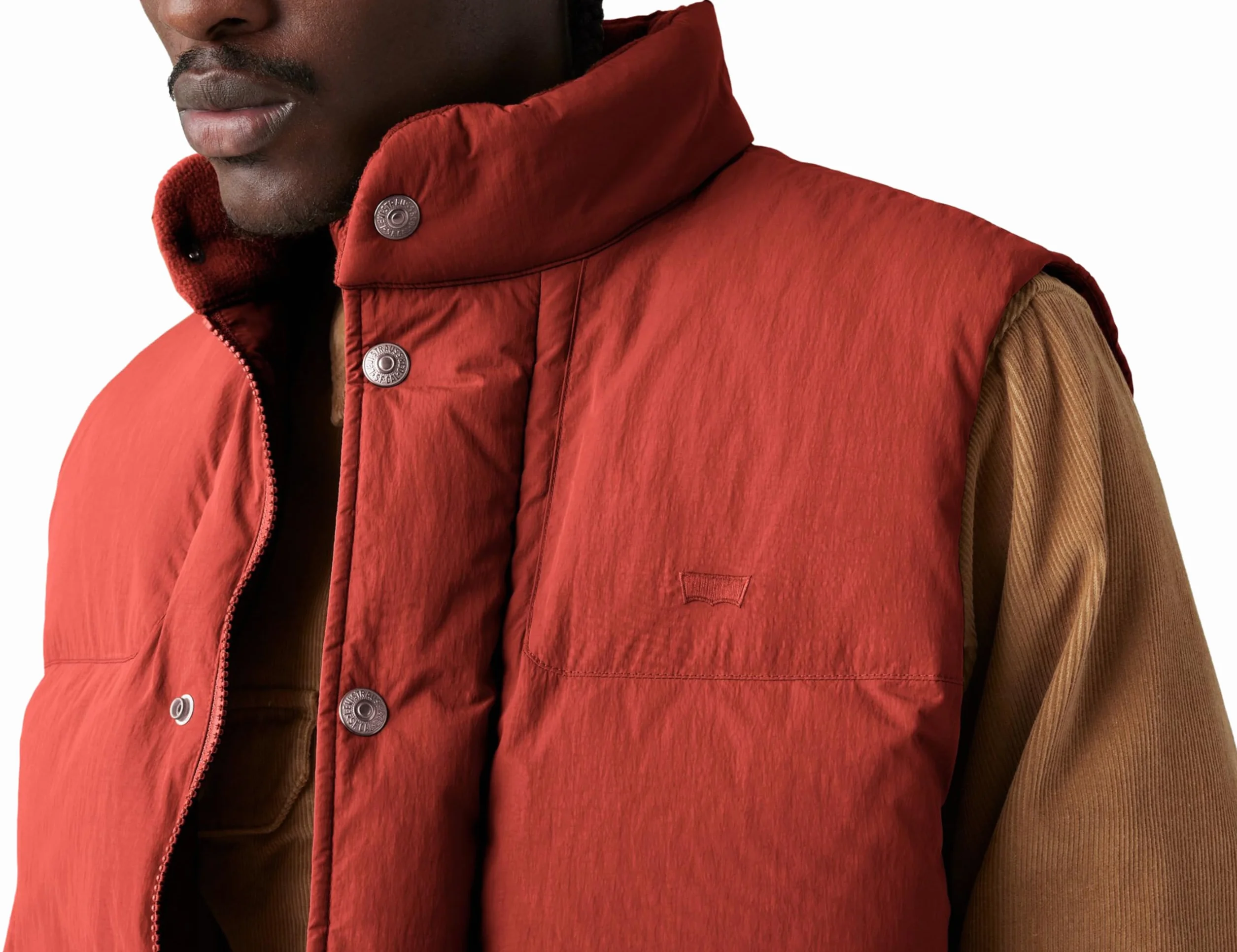 Levi's Rockridge Vest Russet Brown, russet brown, S