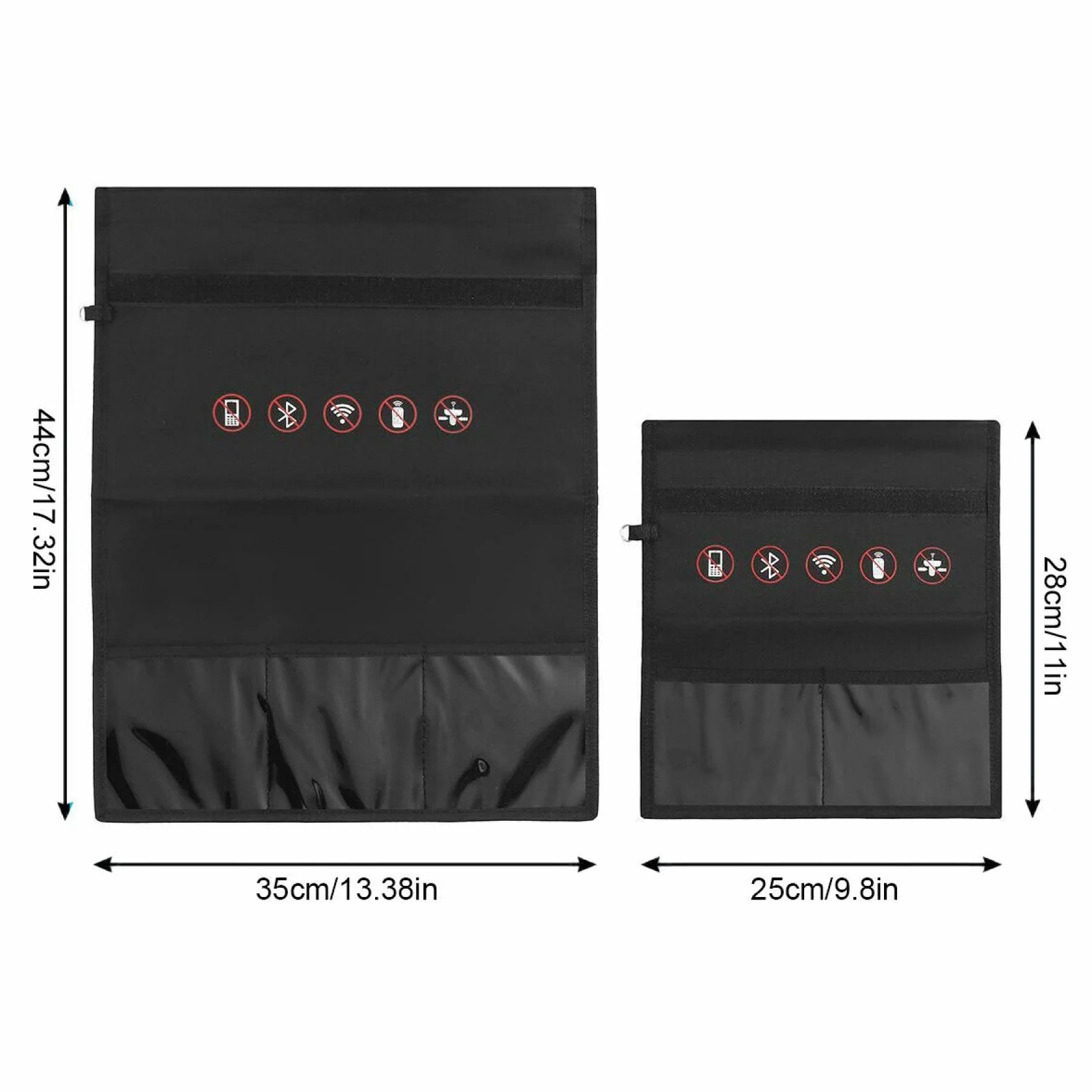 Torba Faraday z osłoną blokującą sygnał RFID, duża torba na laptopa, mała/duża (25 * 28 cm)