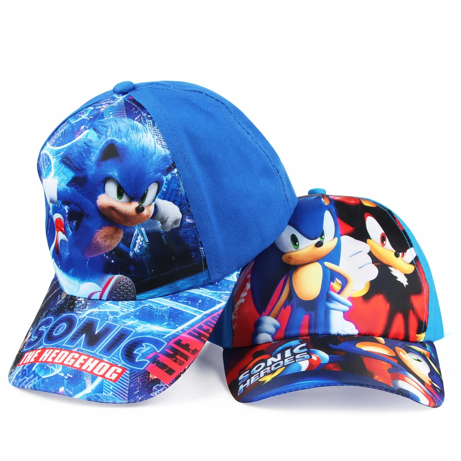 2 sztuki Fro-Zen Czapka z daszkiem, Czapka z daszkiem Fro-Zen Sun Adjustable Baseball Cap Anti-UV Baseball Cap dla dziewczyn, dla chłopców Prezenty, 2 sztuki, 48-53