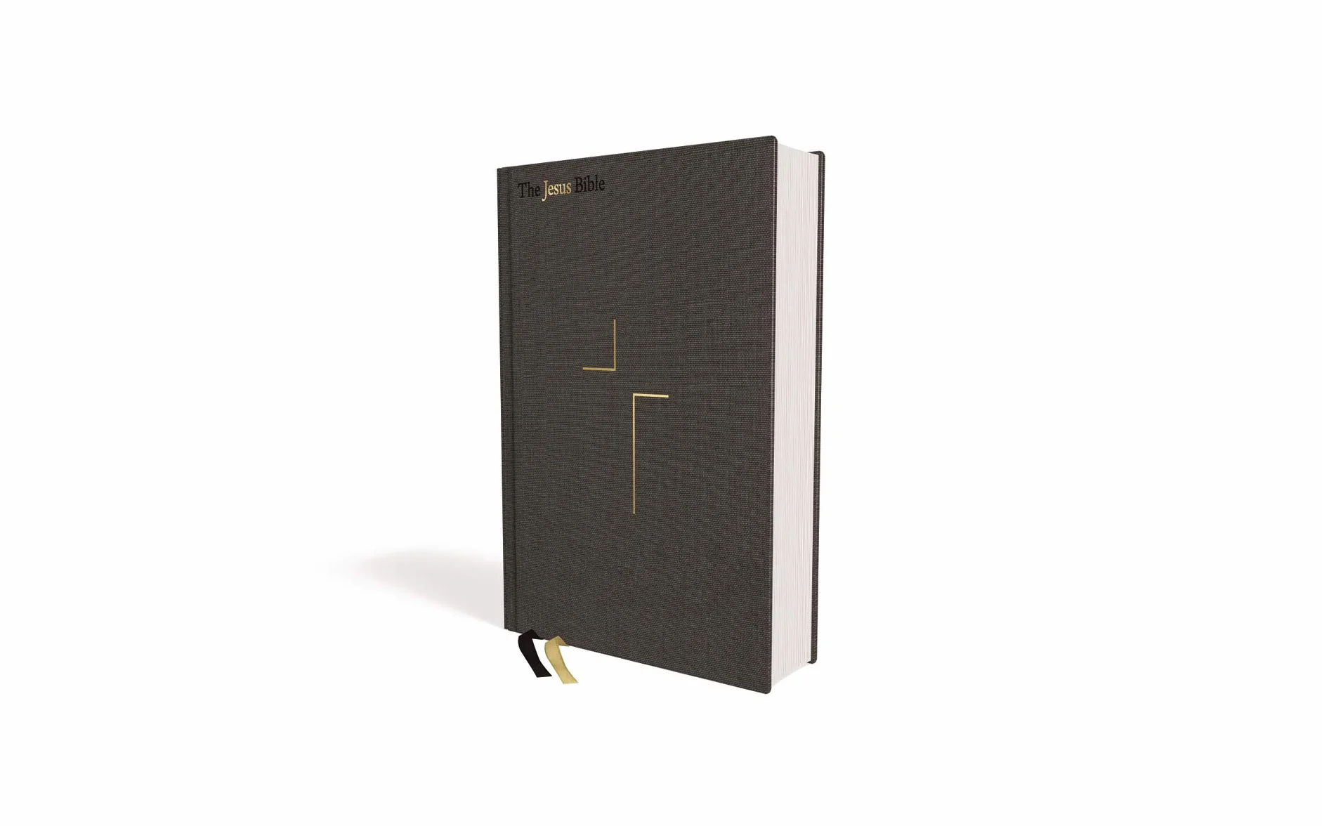 The Jesus Bible, ESV Edition, Cloth Over Board, Grey: English Standard Version, Charcoal, Cloth over Board