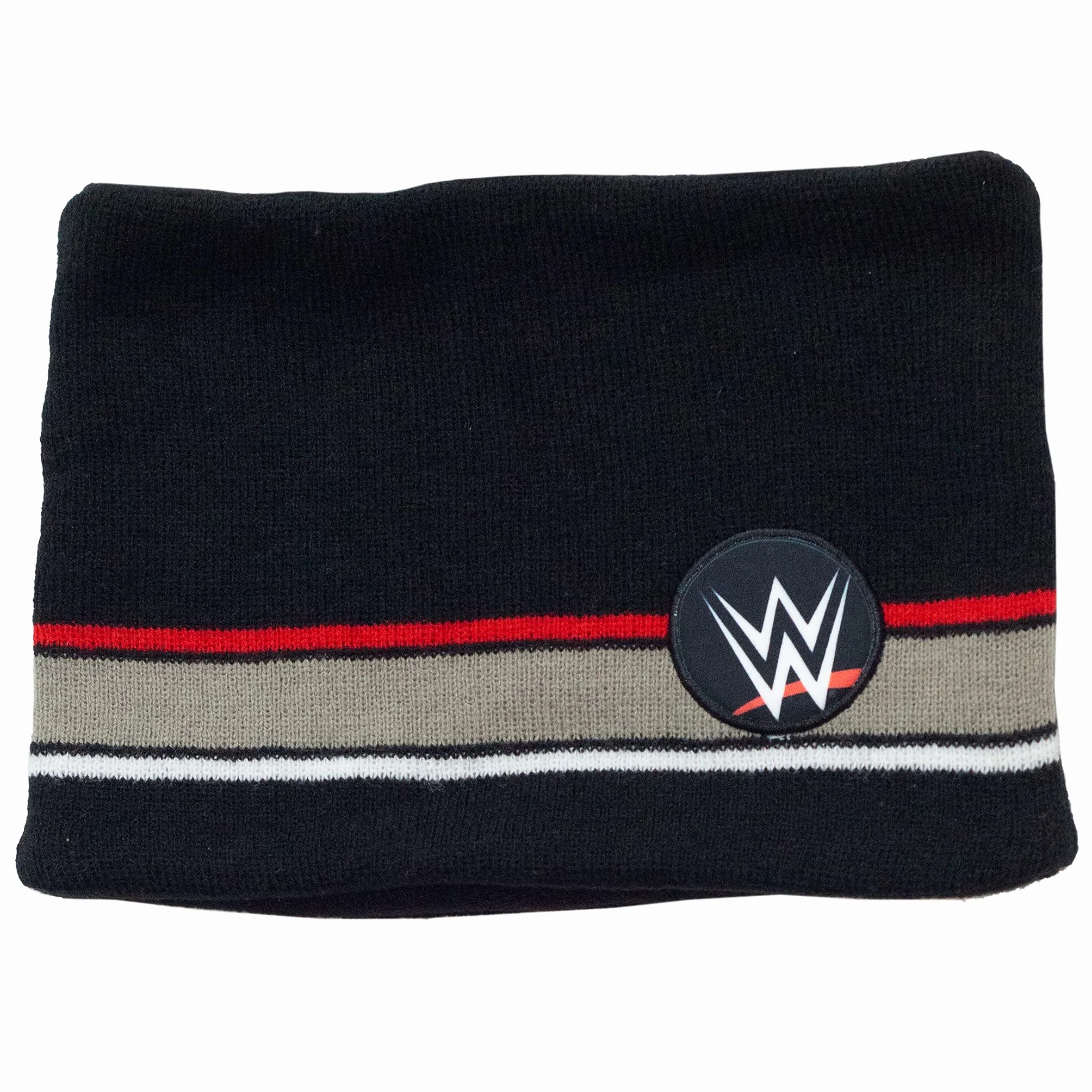 WWE logo chłopięcy snood | oficjalne towary | Zapaśnica, zimowy ogrzewacz, pomysł na prezent dla chłopców