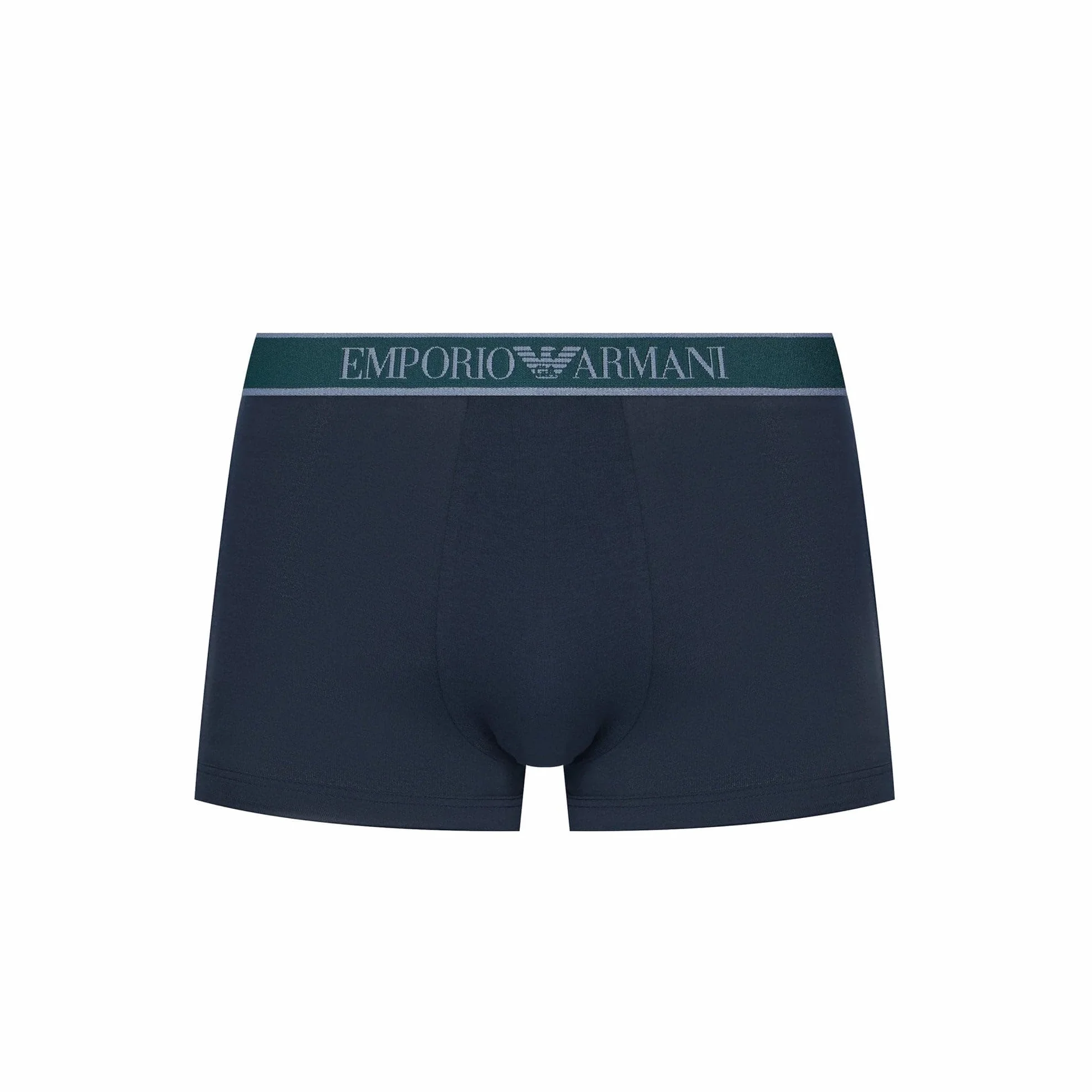 EMPORIO ARMANI Męskie CORE Logoband 3-pak Trunk, niebieski, M, NIEBIESKI, M