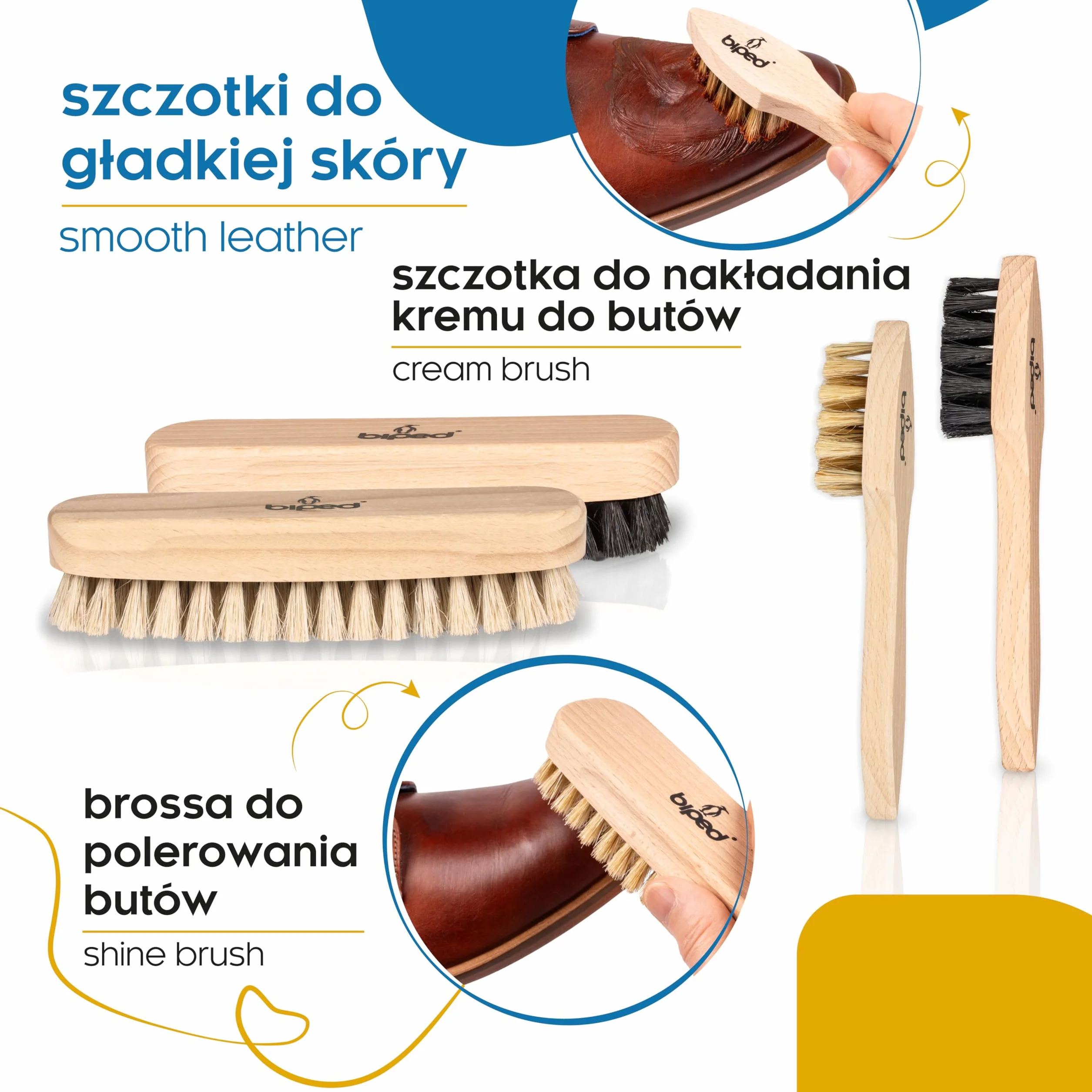 Biped Zestaw Szczotek do Butów Classic, Z2463