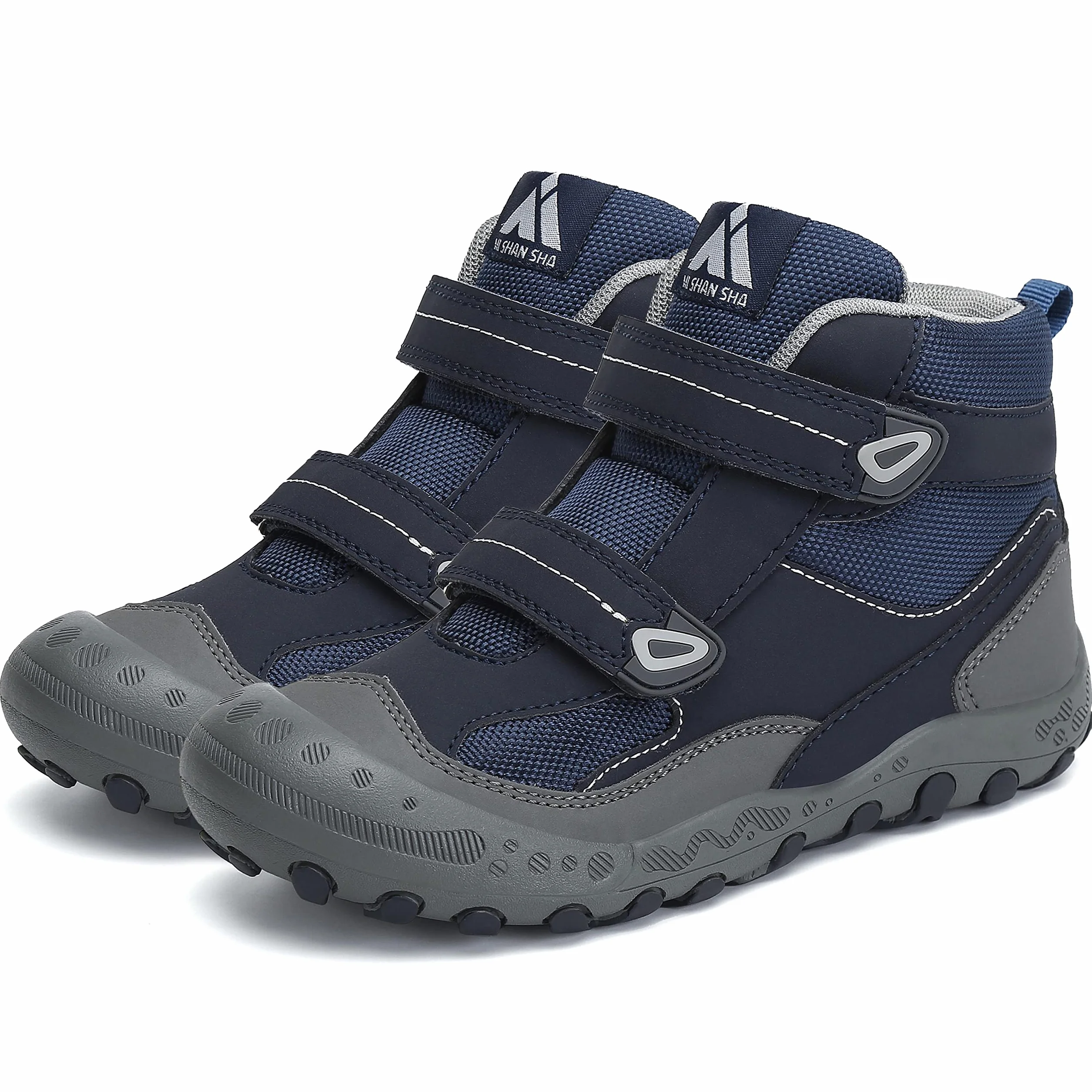 Mishansha Dziecięce buty trekkingowe, antypoślizgowe, lekkie buty trekkingowe dla chłopców i dziewczynek, rozm. 24-38, Dziecięcy niebieski, 38 EU