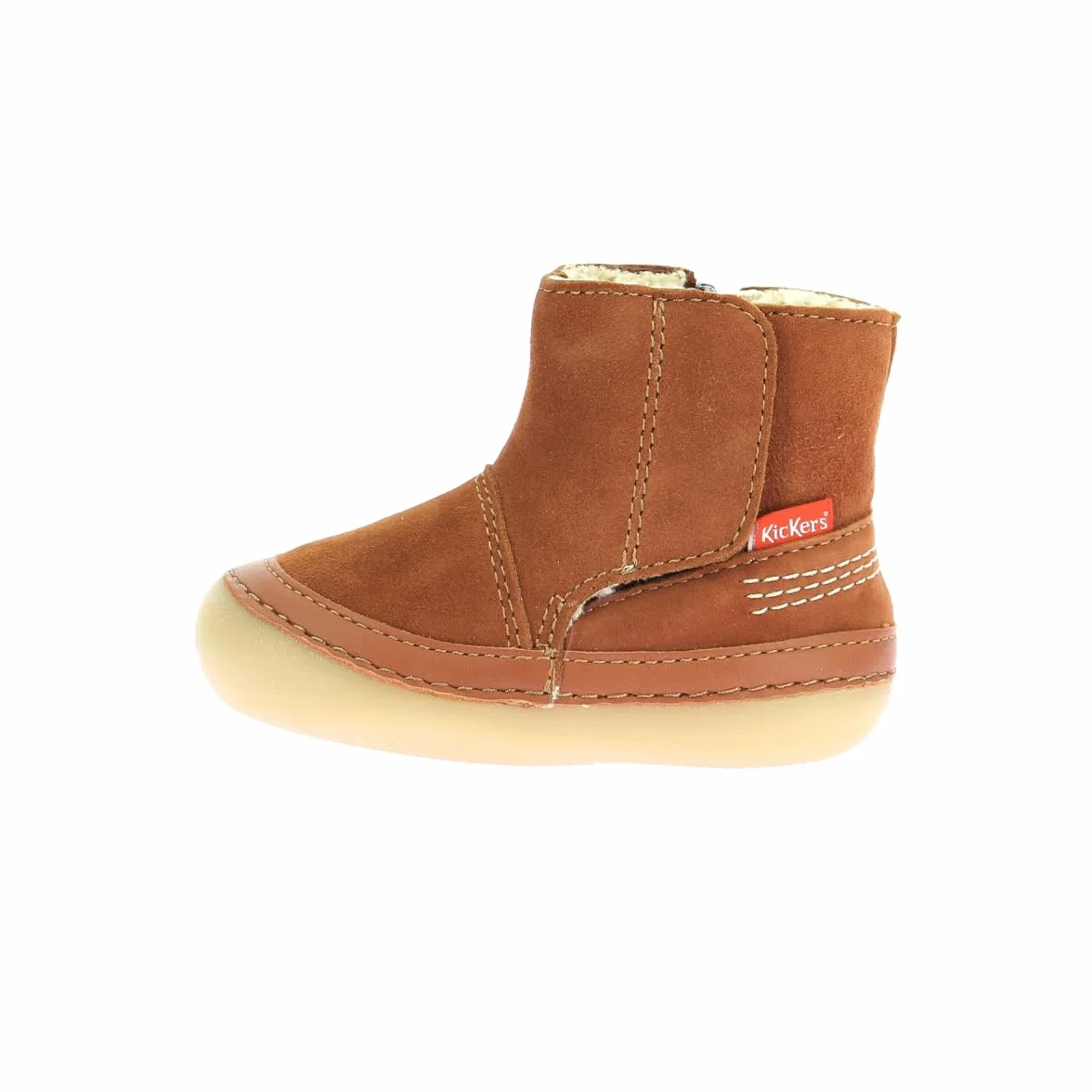 KICKERS SOKIFAUNE, 23 EU Unisex Krótkie Buty do Kostek, wielbłąda, 23 EU