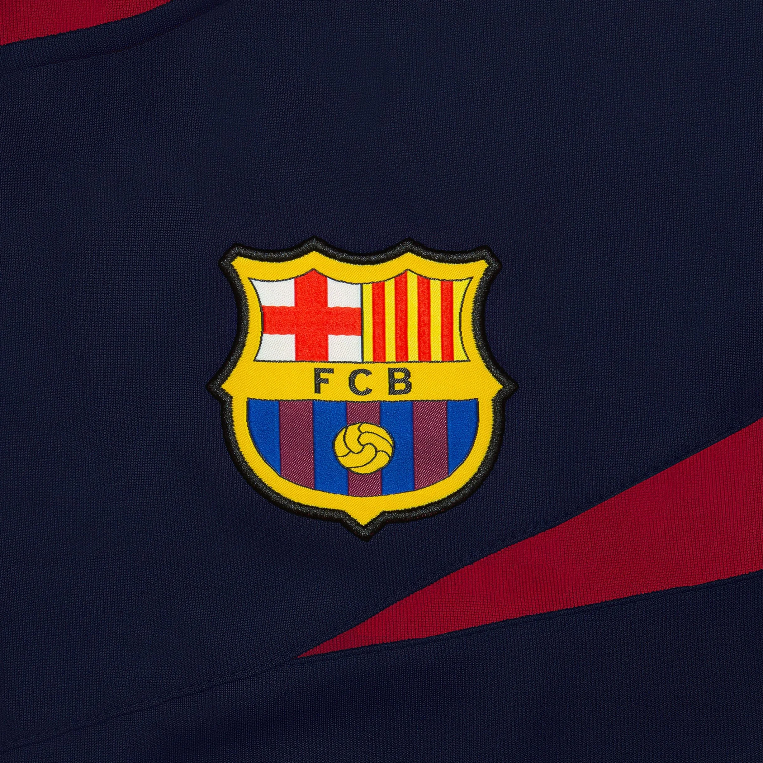 Icon Sports Kurtka treningowa z zamkiem błyskawicznym na całej długości Mężczyźni Fc Barcelona Track Jacket (1 w zestawie)