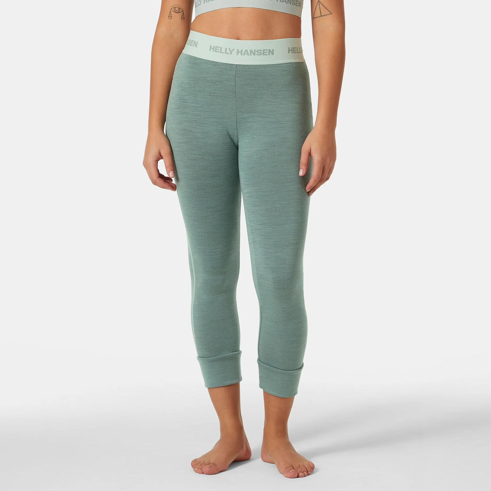 Helly Hansen W Lifa Merino Midw Spodnie 3/4 - Spodnie Kobiety