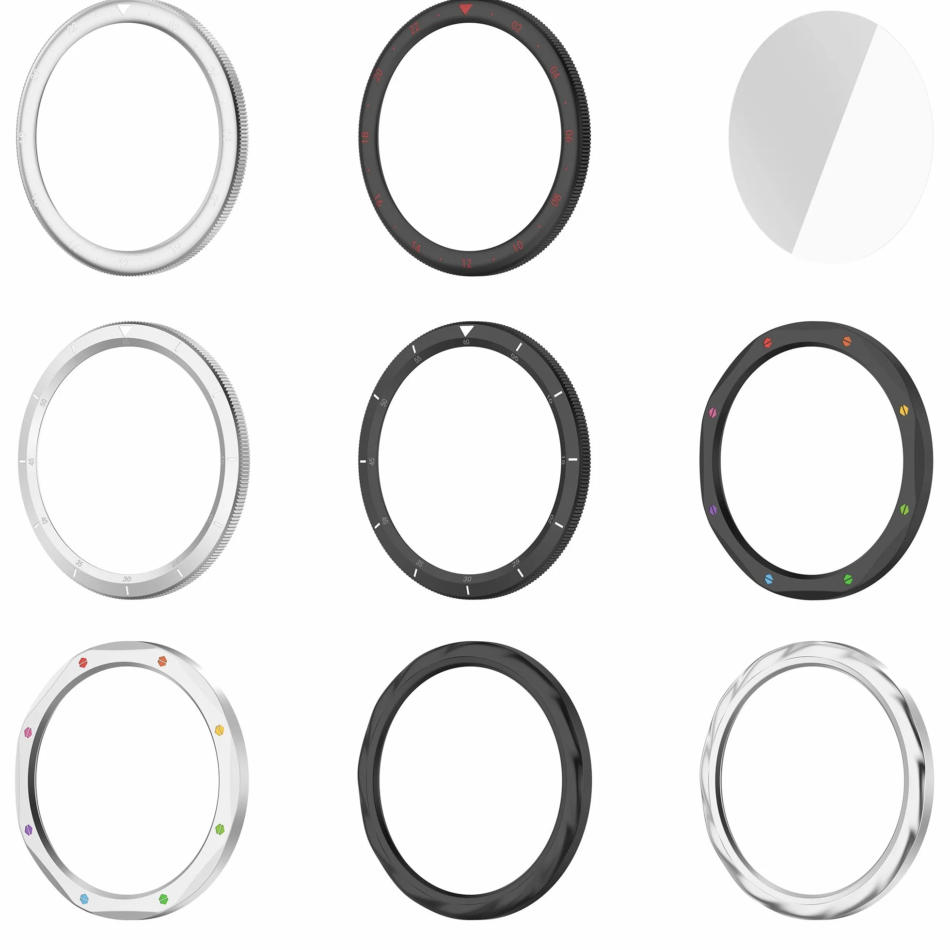 Ramka ze stali nierdzewnej do Xiaomi Watch S4 metalowa ramka do Mi Watch S3 zapasowe etui z folią hartowaną (7)