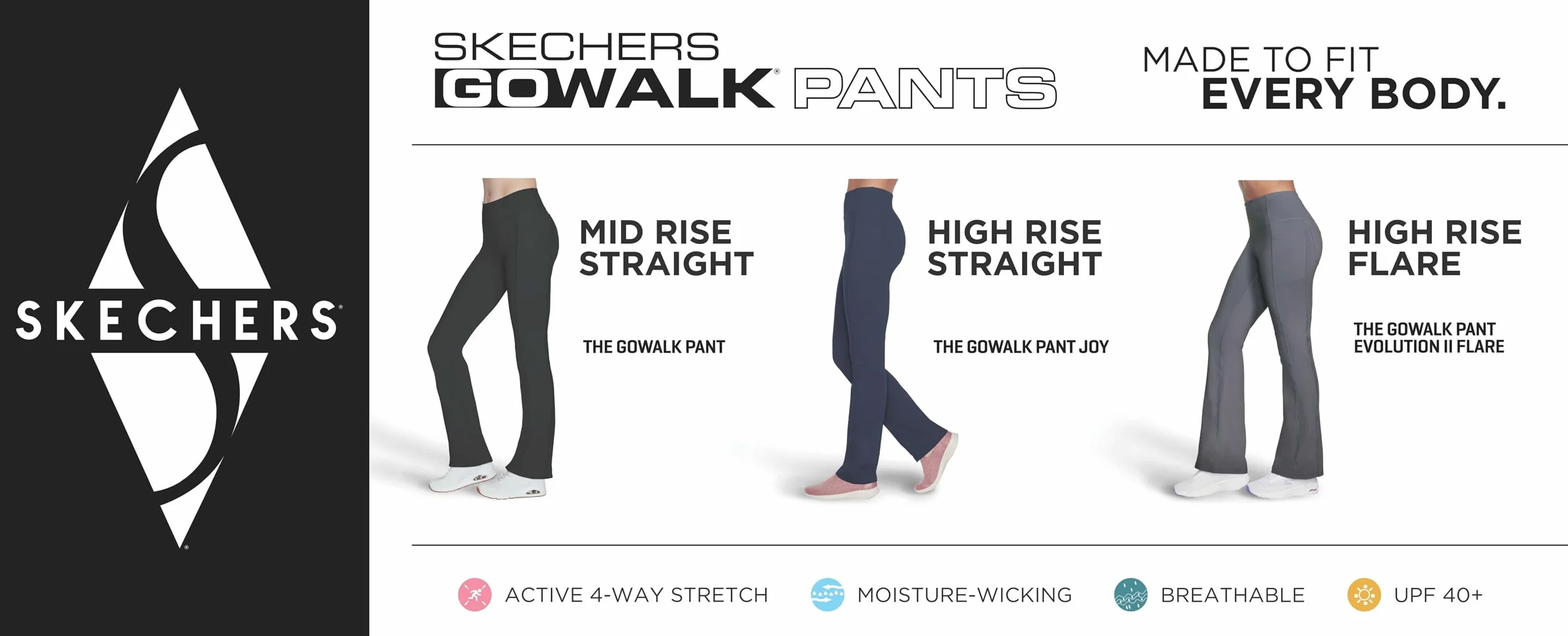 Skechers Gowalk Pant - Leginsy Kobiety