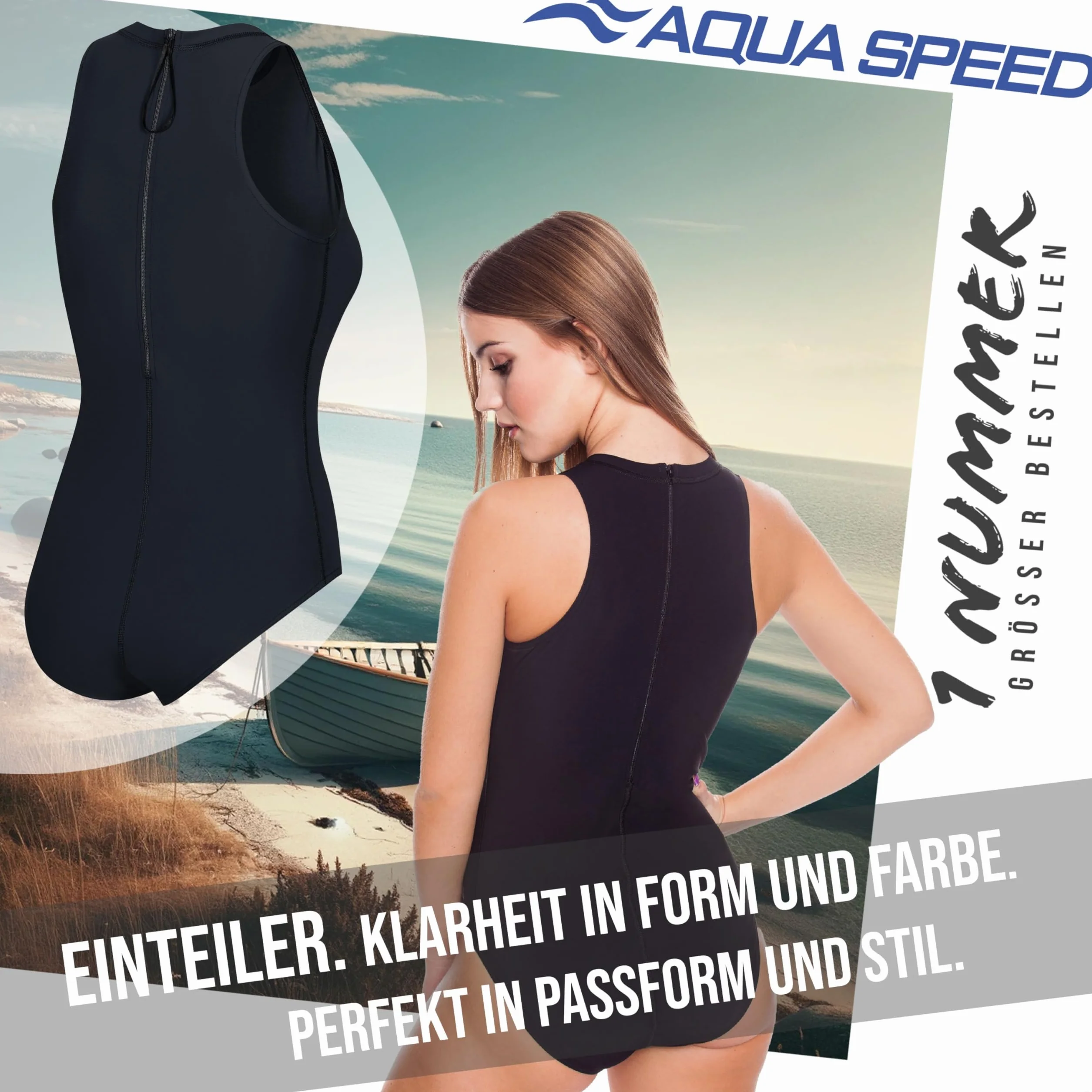 Aqua Speed BLANKA swimming costume ladies | athletic swimming costume | swimming clothes | competition suit