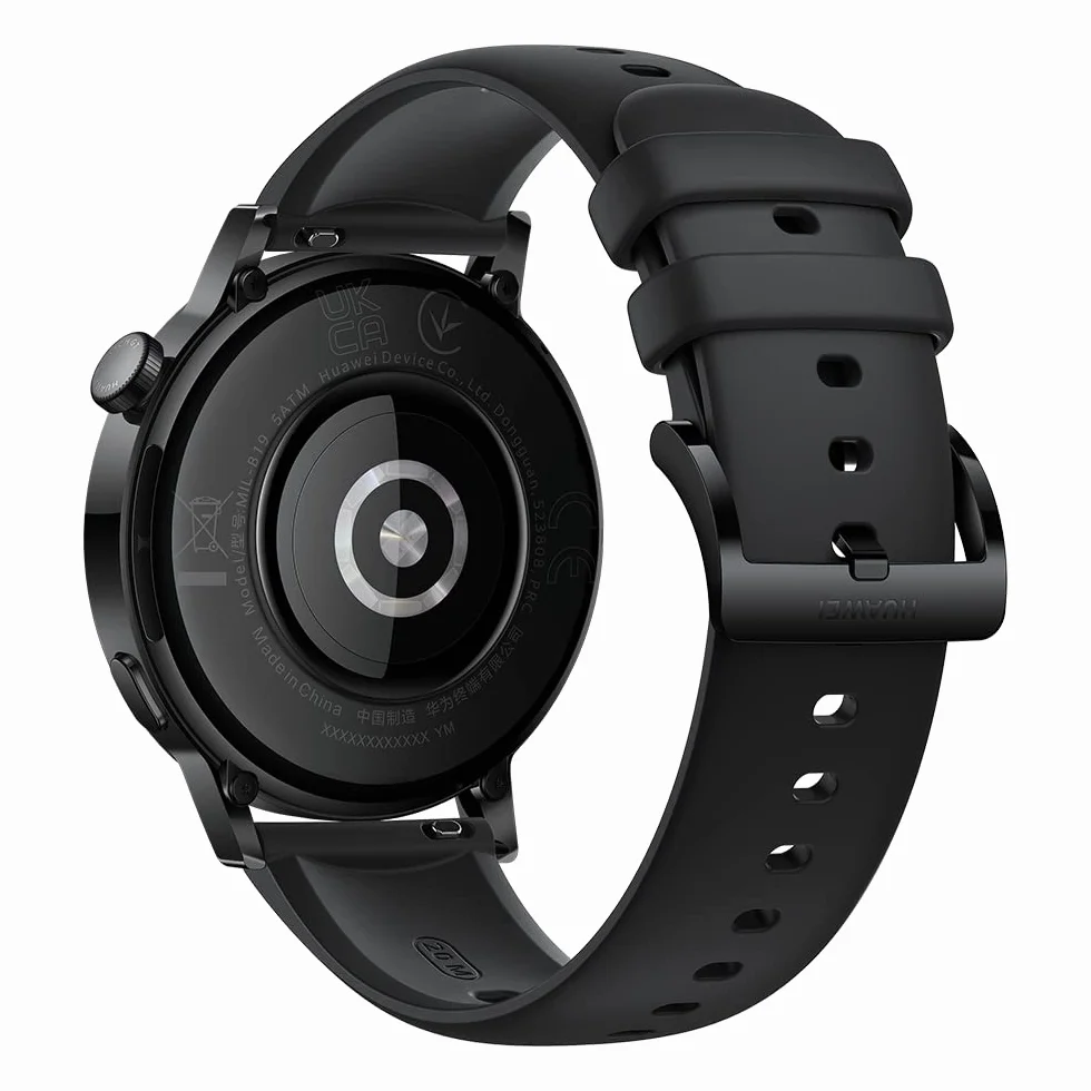 HUAWEI Smartwatch Watch GT 3 42 mm, długi czas pracy baterii, monitorowanie SpO2, dokładny monitoring tętna, 100+ trybów treningowych, połączenia Bluetooth,czarny