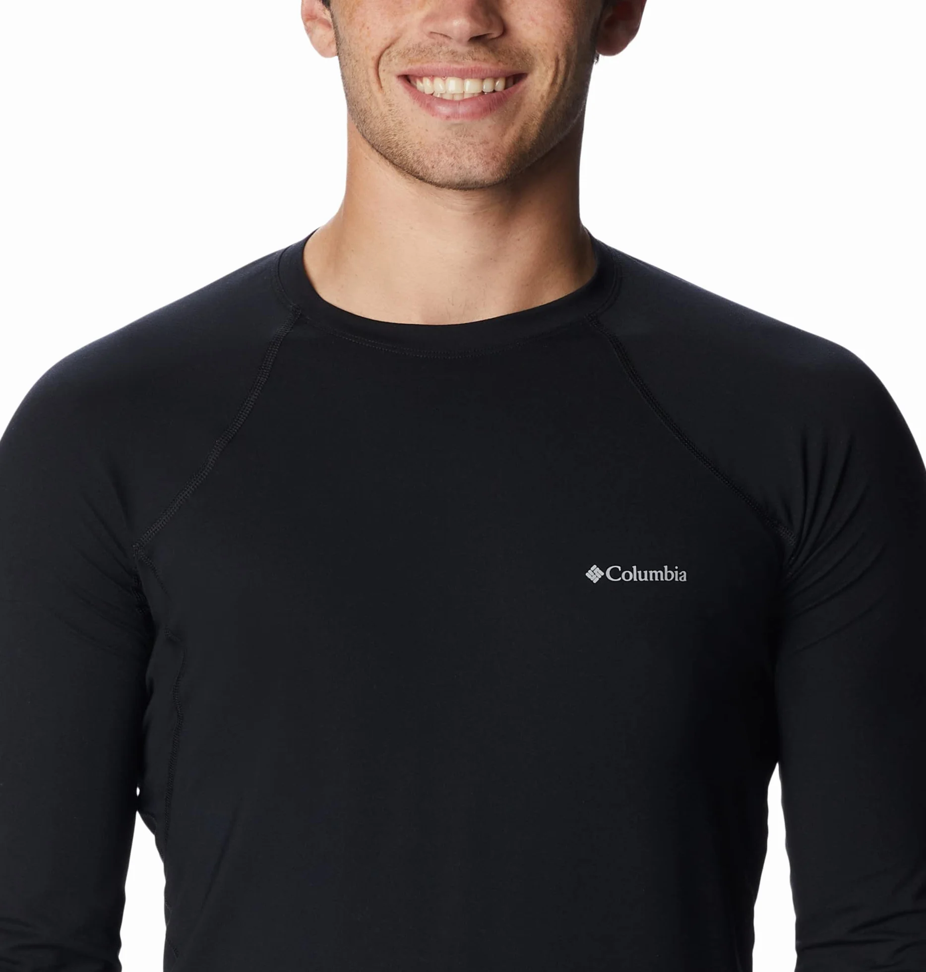 Columbia Męska Koszulka z Długim Rękawem, Midweight Stretch