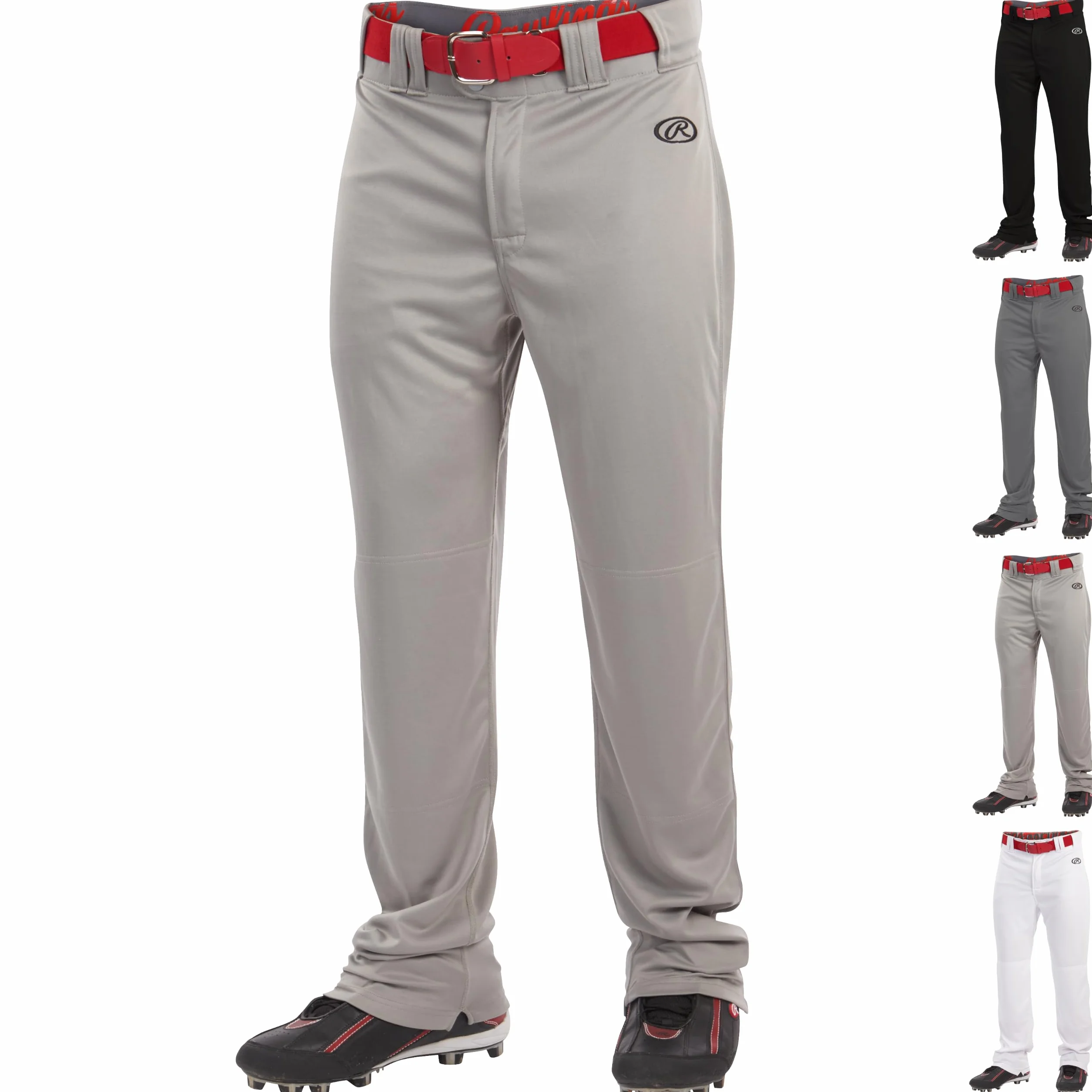 Rawlings Męskie spodnie baseballowe z serii Launch, nieco luźny krój na całej długości, rozmiary dla dorosłych, jednolite, wiele kolorów