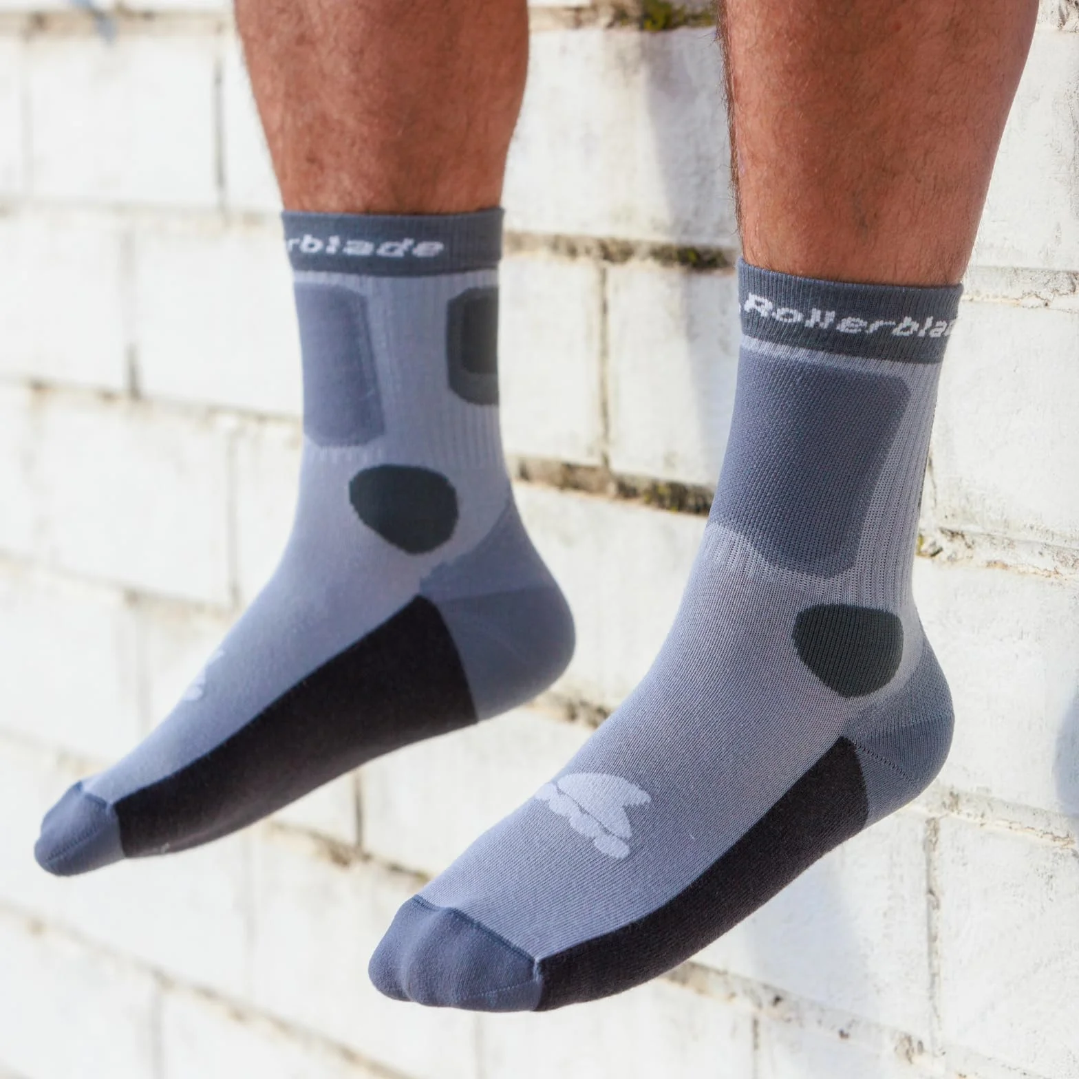 Rollerblade SKATE SOCKS, męskie skarpety sportowe dla dorosłych, uniseks, szare