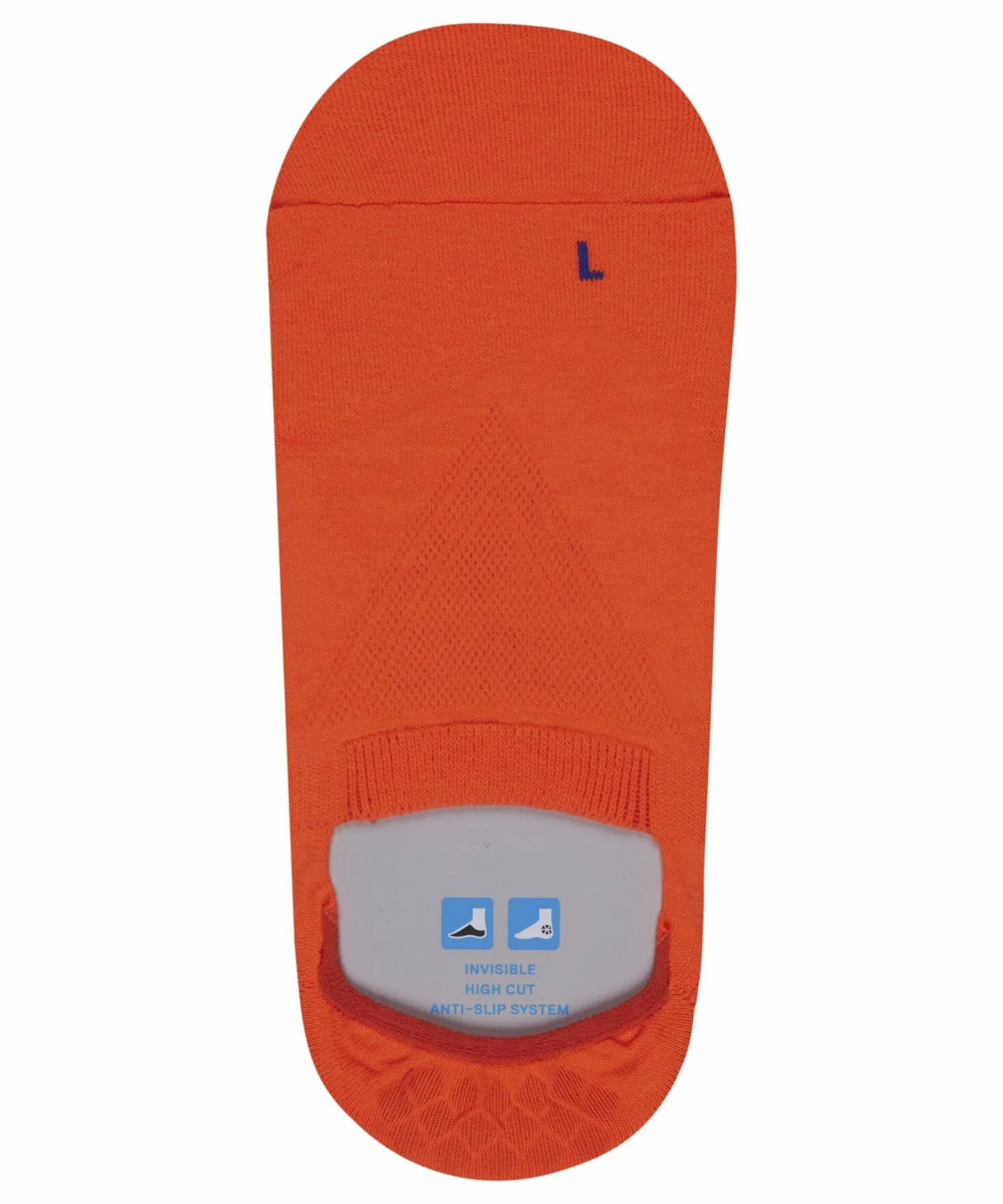 FALKE Uniseks Stopki Cool Kick Invisible U In materiał funkcyjny niewidoczne jednokolorowe 1 Para, Pomarańczowy Orange Ray 8061, 42-43