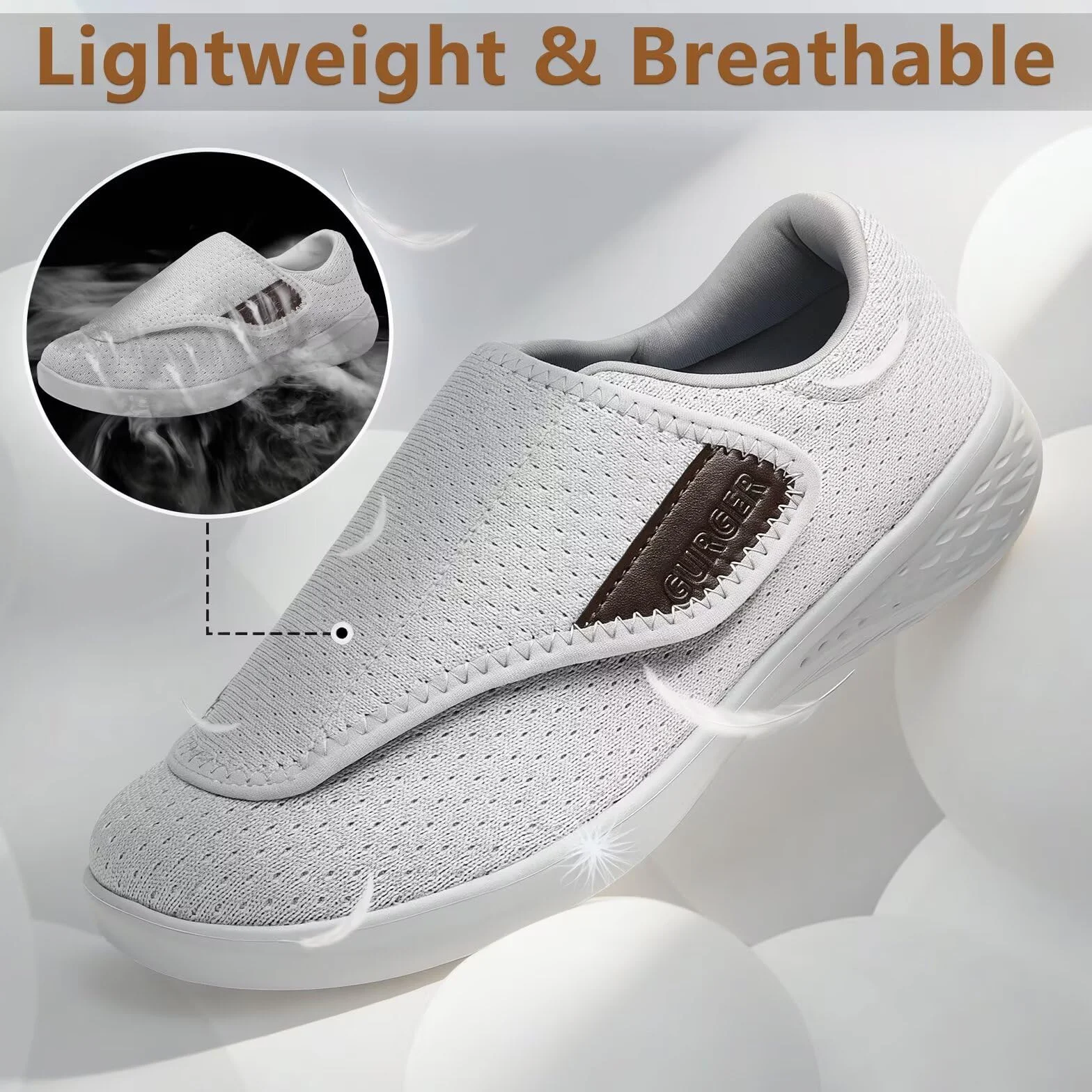 Buty dla cukrzyków, damskie, męskie, opuchnięte, ortopedyczne, lekkie, szerokie buty do chodzenia