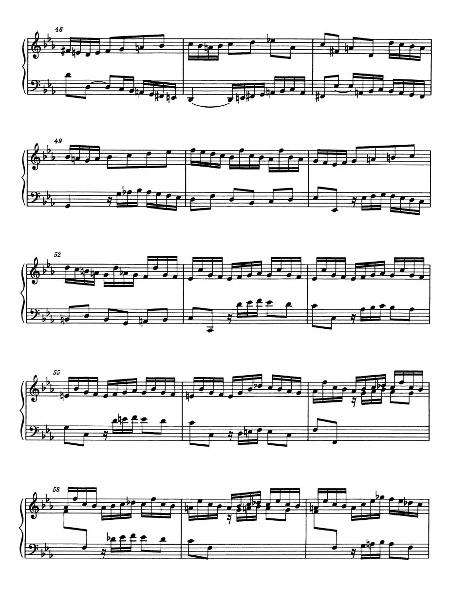 Partitas (6) BWV 825-830 Sans doigtés --- Piano