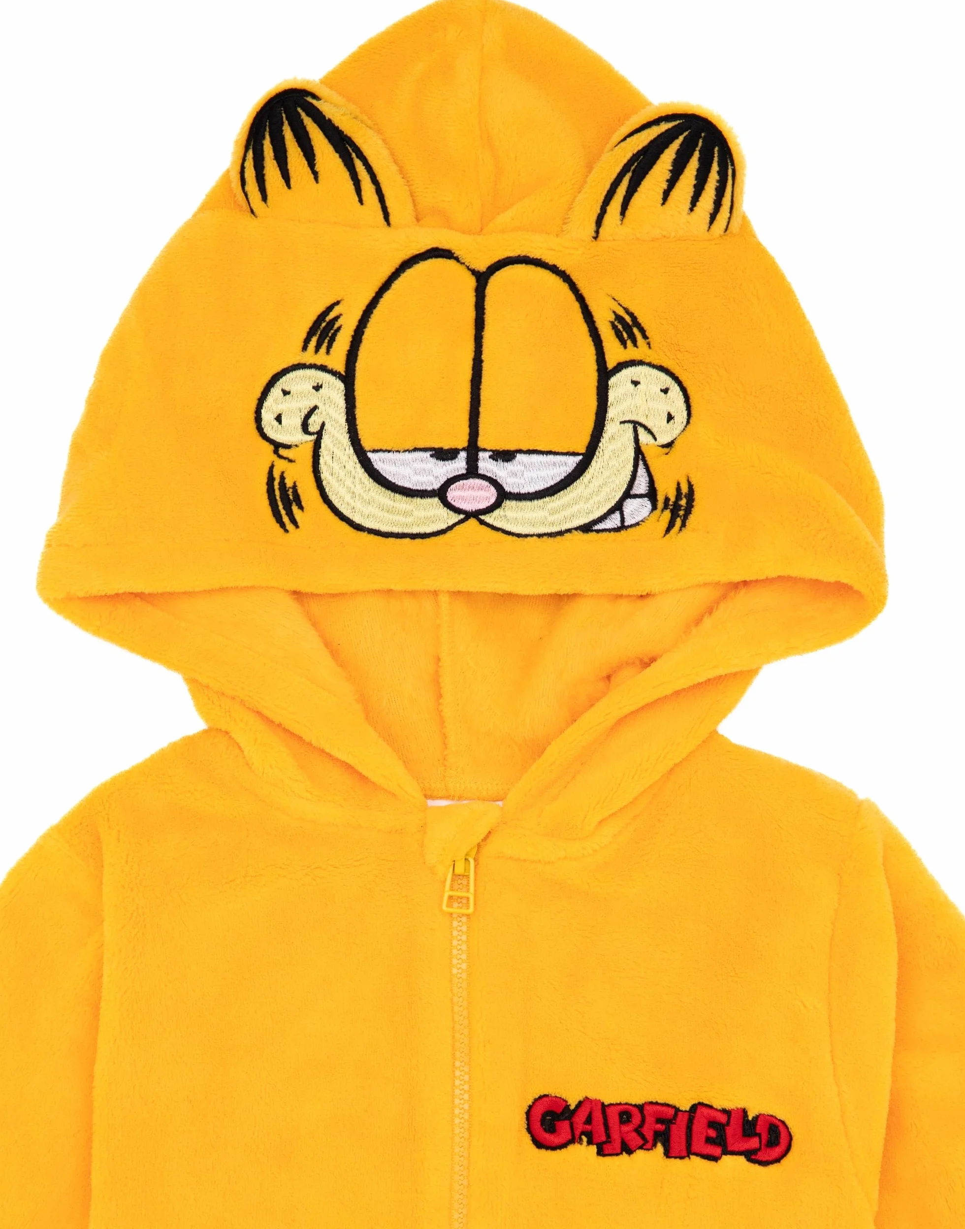Garfield Unisex Kids Orange Nightwear Onesie | Immerse in Playful Adventures with this Novelty Garfield Costume | Perfect for Fun and Cozy Nights | All-in-One Pyjama Crafted for Maximum Comfort