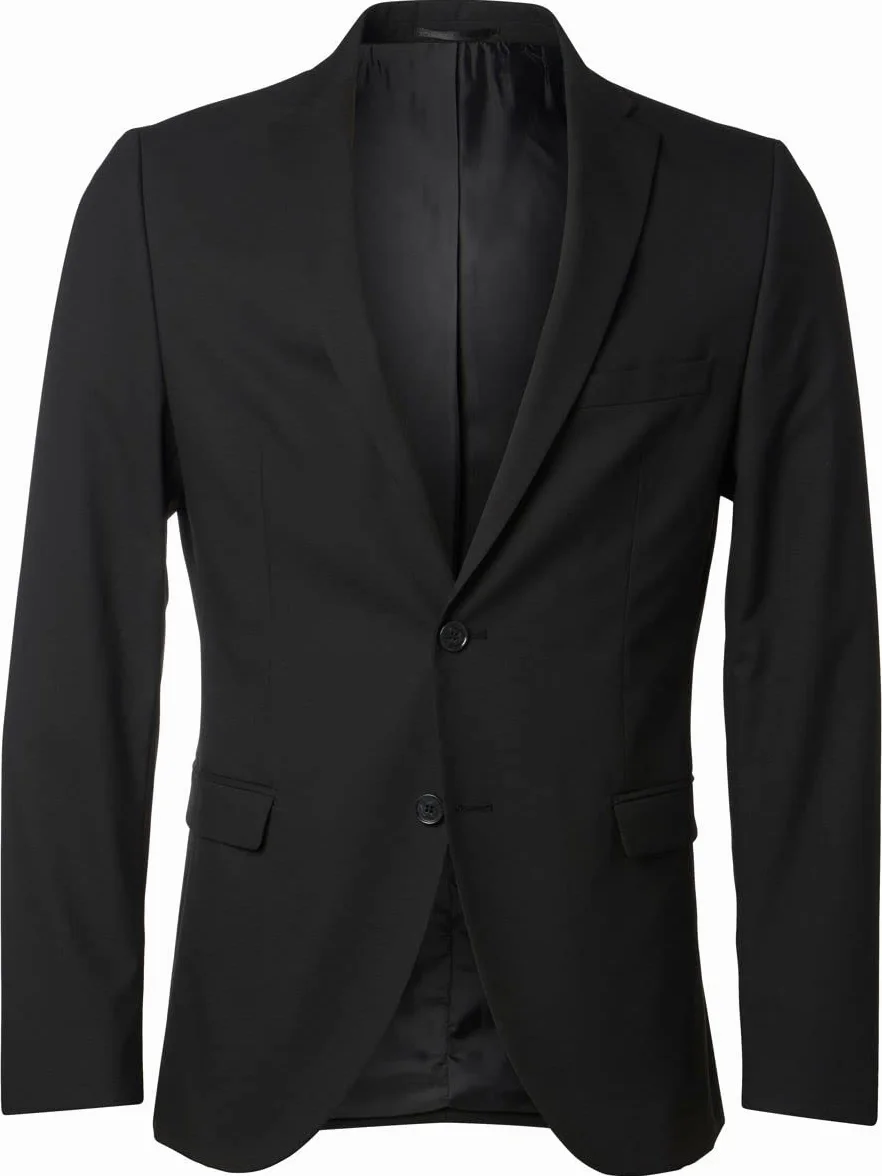 SELECTED HOMME marynarka garniturowa Mężczyźni Shdnewone-mylologan1 Black Blazer Noos