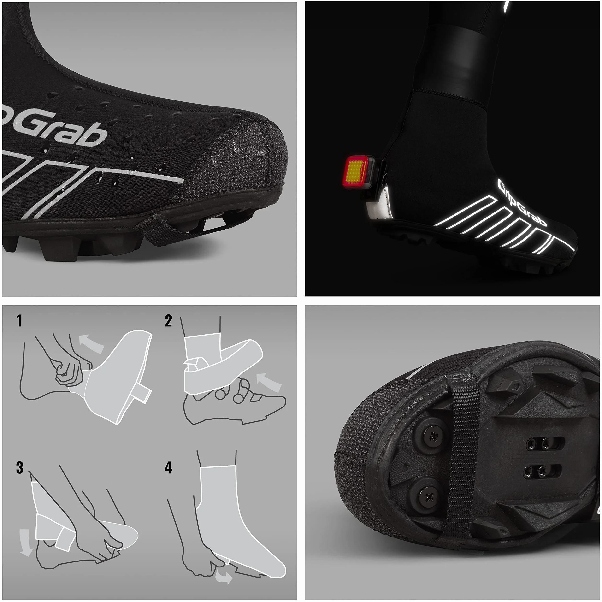 GripGrab RaceThermo X ciepłe wodoodporne wiatroszczelne zimowe neoprenowe ochraniacze na rower górski kolarski męskie i damskie