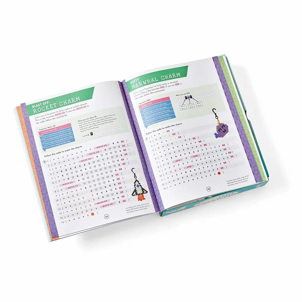 Learning Resources 93398 Kodowanie Charms, wielokolorowe