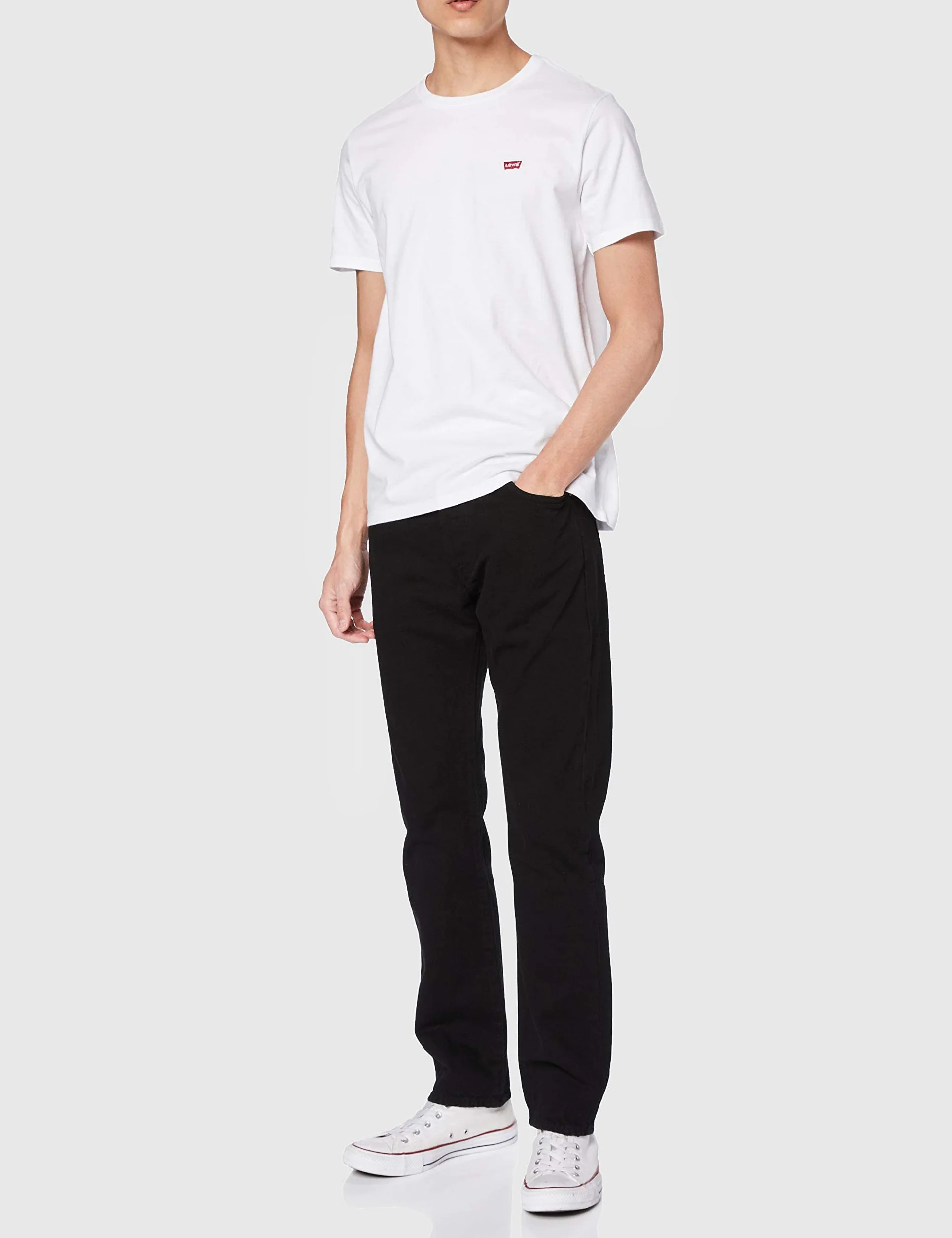 Levi's Mężczyźni Ss Original Housemark Tee T-Shirt, White, L