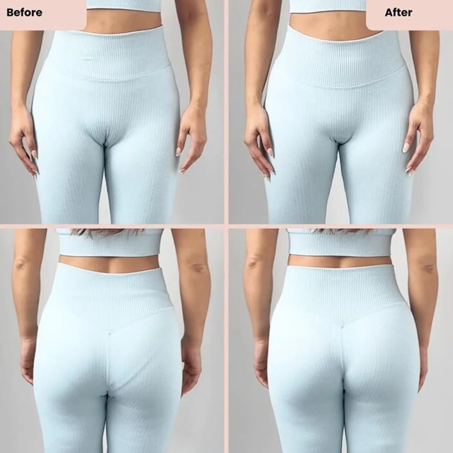 Women’s Seamless High-Waist Thong 3-Pack - No Show Underwear With ContourSafe Design, Breathable Comfort Fit