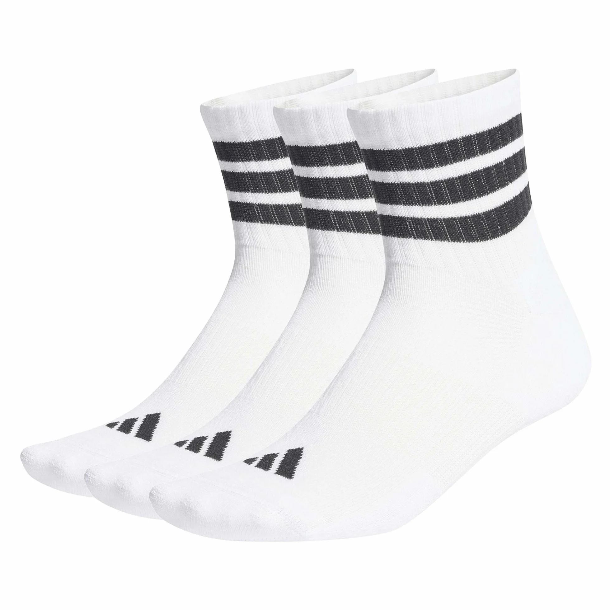 adidas Skarpety Uniseks 3 Stripes Cushioned Sportswear Mid Cut Socks 3 Pair Pack