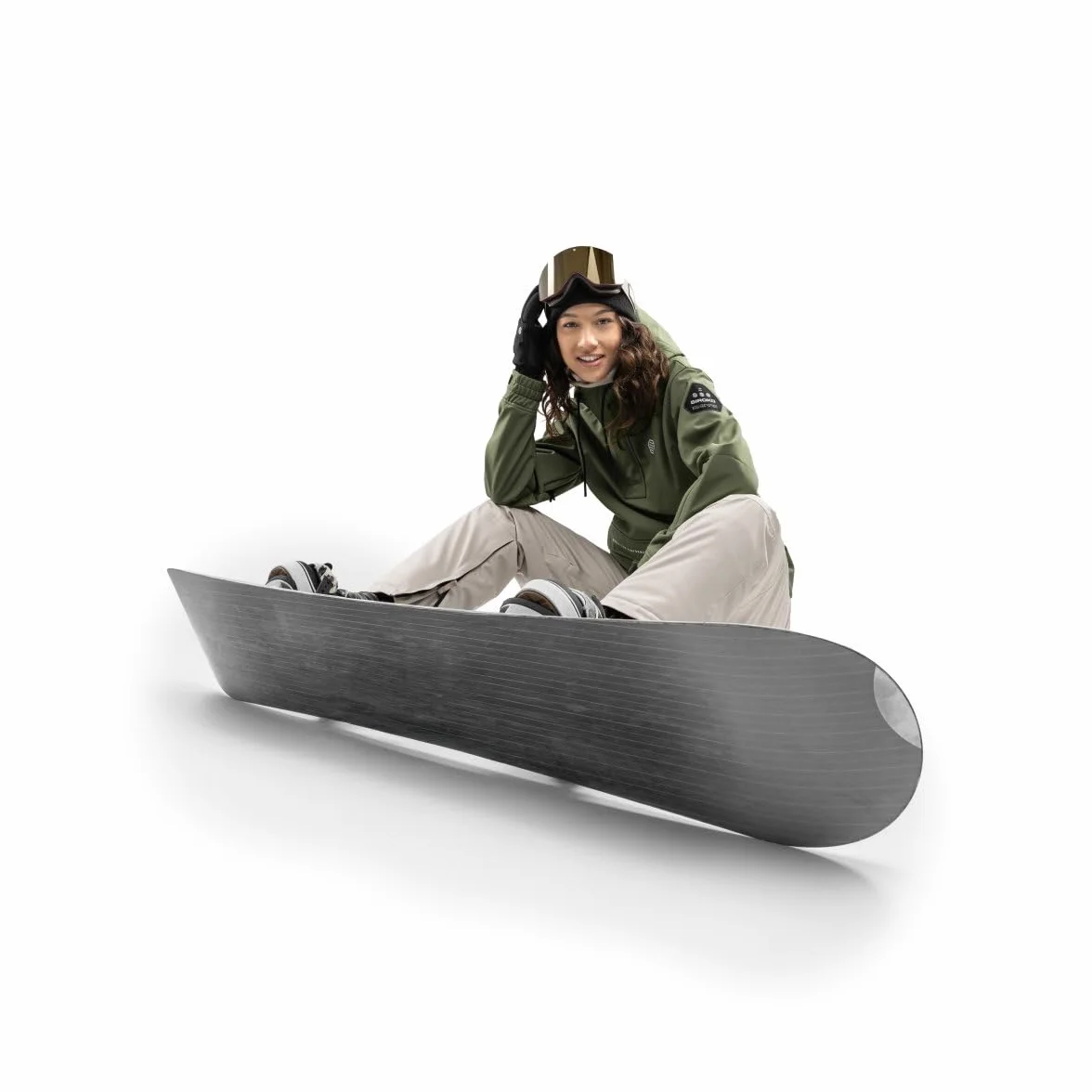SIROKO - Kurtka Snowboardowa z Kieszenią Kangurką dla Kobiet Siroko W3-W Robson