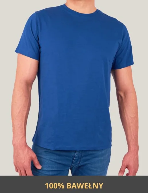 Basic Treasure 4-pak męskich t-shirtów, 100% bawełna, koszulka męska, rozmiar M, L, XL, 2XL lub 3XL