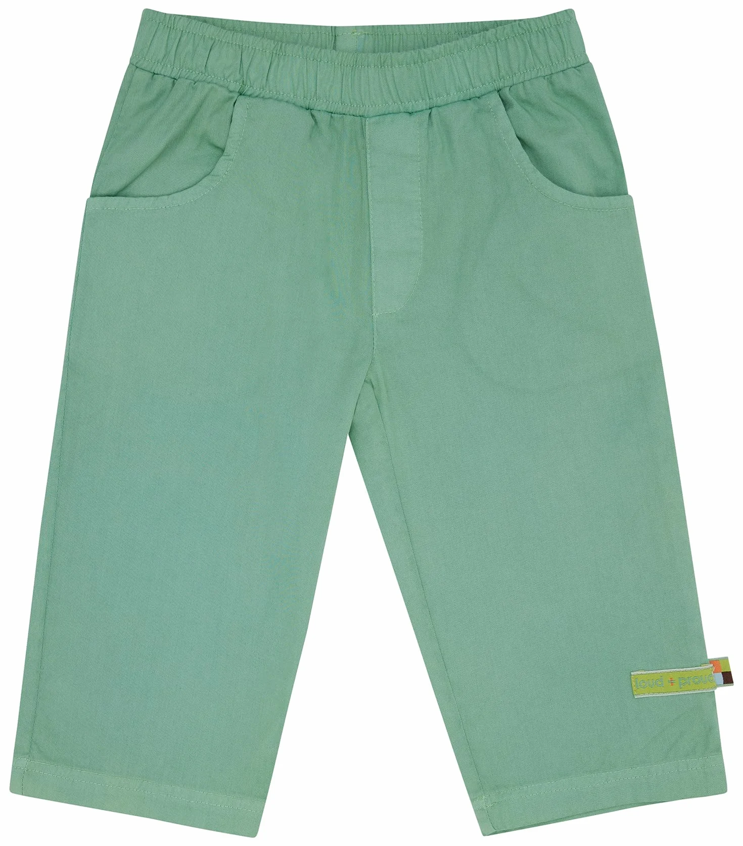loud + proud Light Twill, Uni, Aus Bio Baumwolle, Gots Zertifiziert - Spodnie Uniseks - dzieci