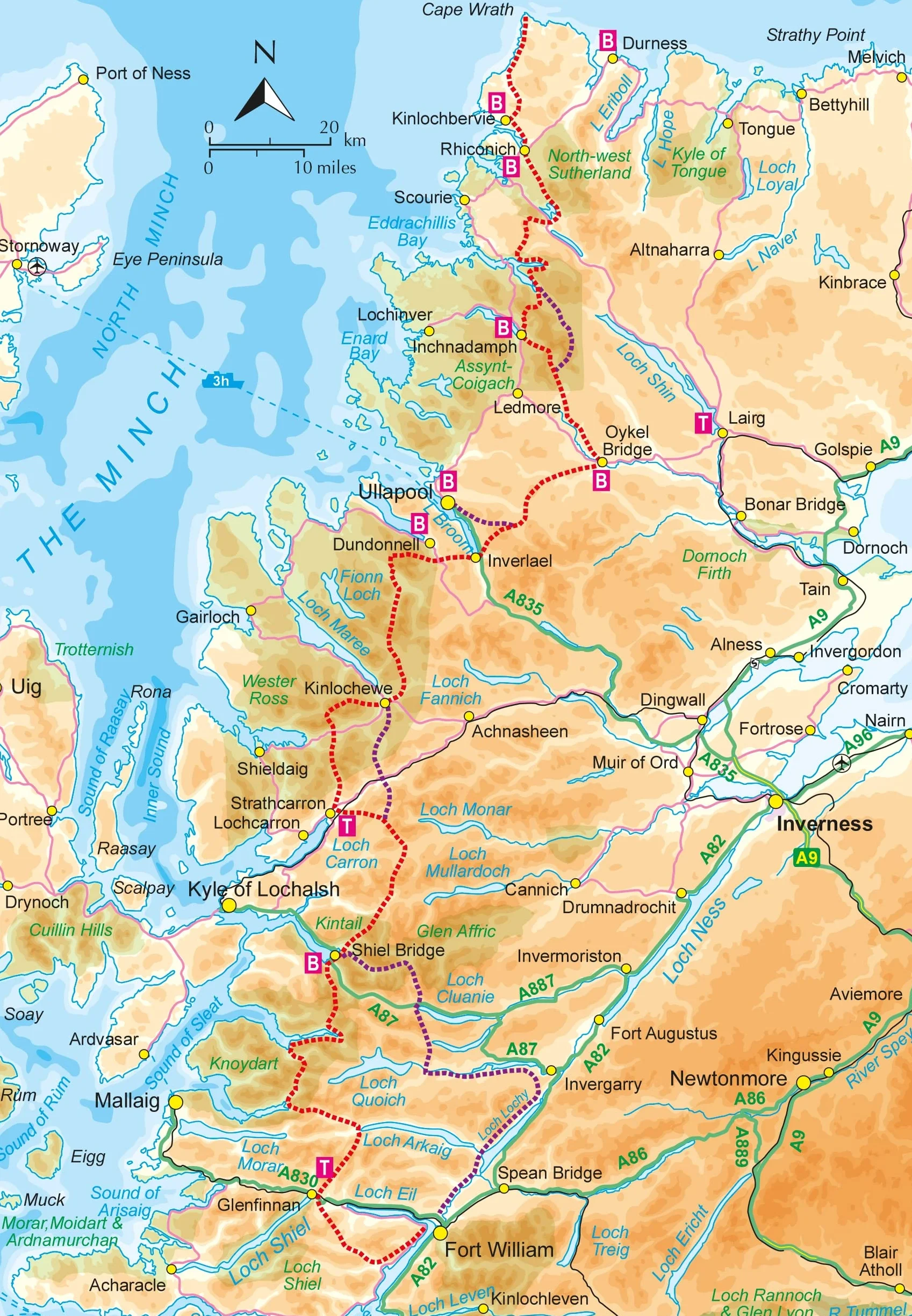 Walking the Cape Wrath Trail: Backpacking through the Scottish Highlands: Fort William to Cape Wrath
