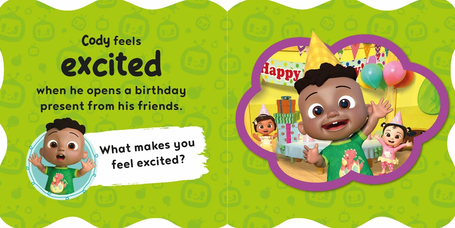 CoComelon: Feelings: Discover feelings and emotions with JJ and friends in this fun, early-learning illustrated board book for children aged 1, 2, 3 and 4 years