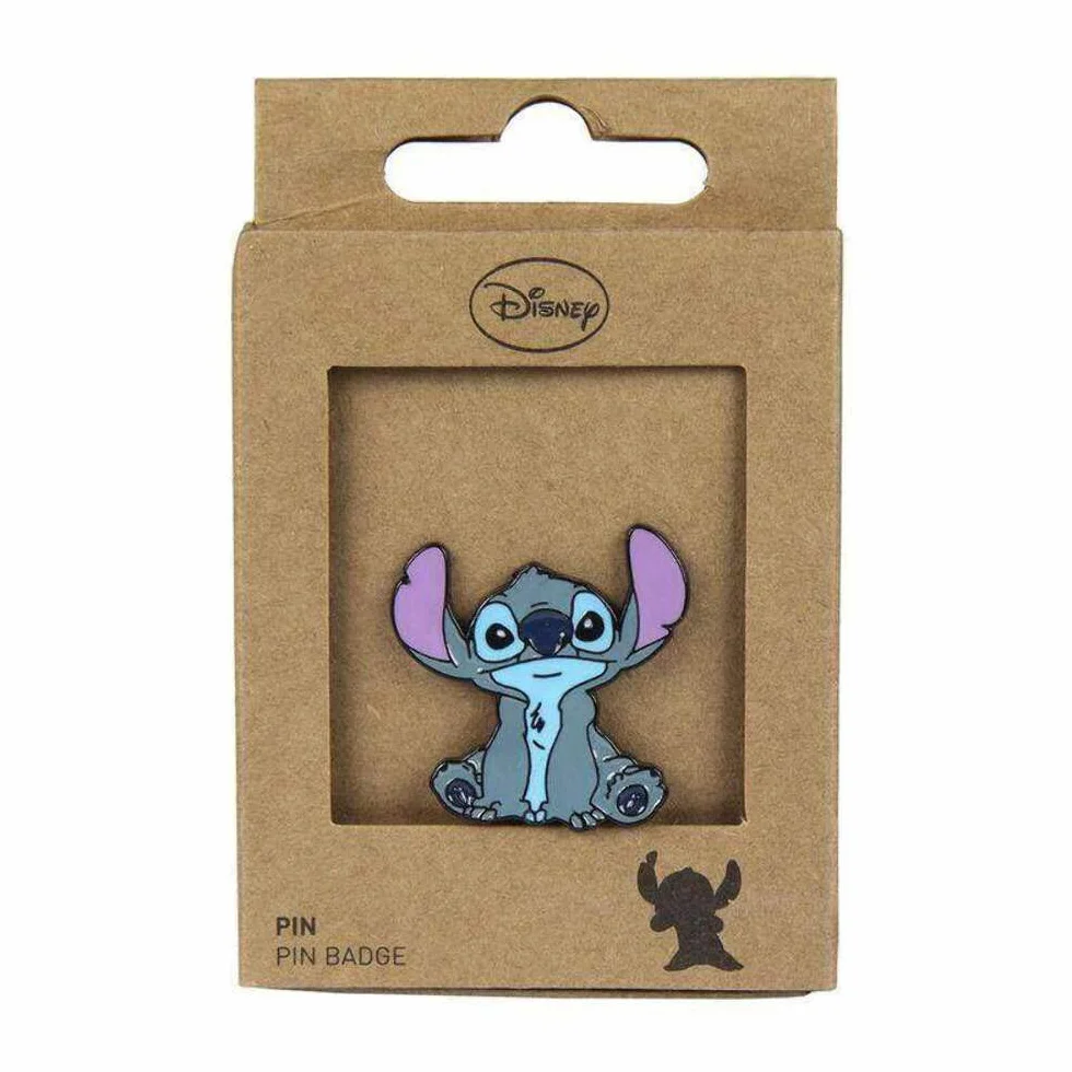 Włosie -Pin Metal Disney Stitch, Extra Large, Żywica, Cyrkon Cubic