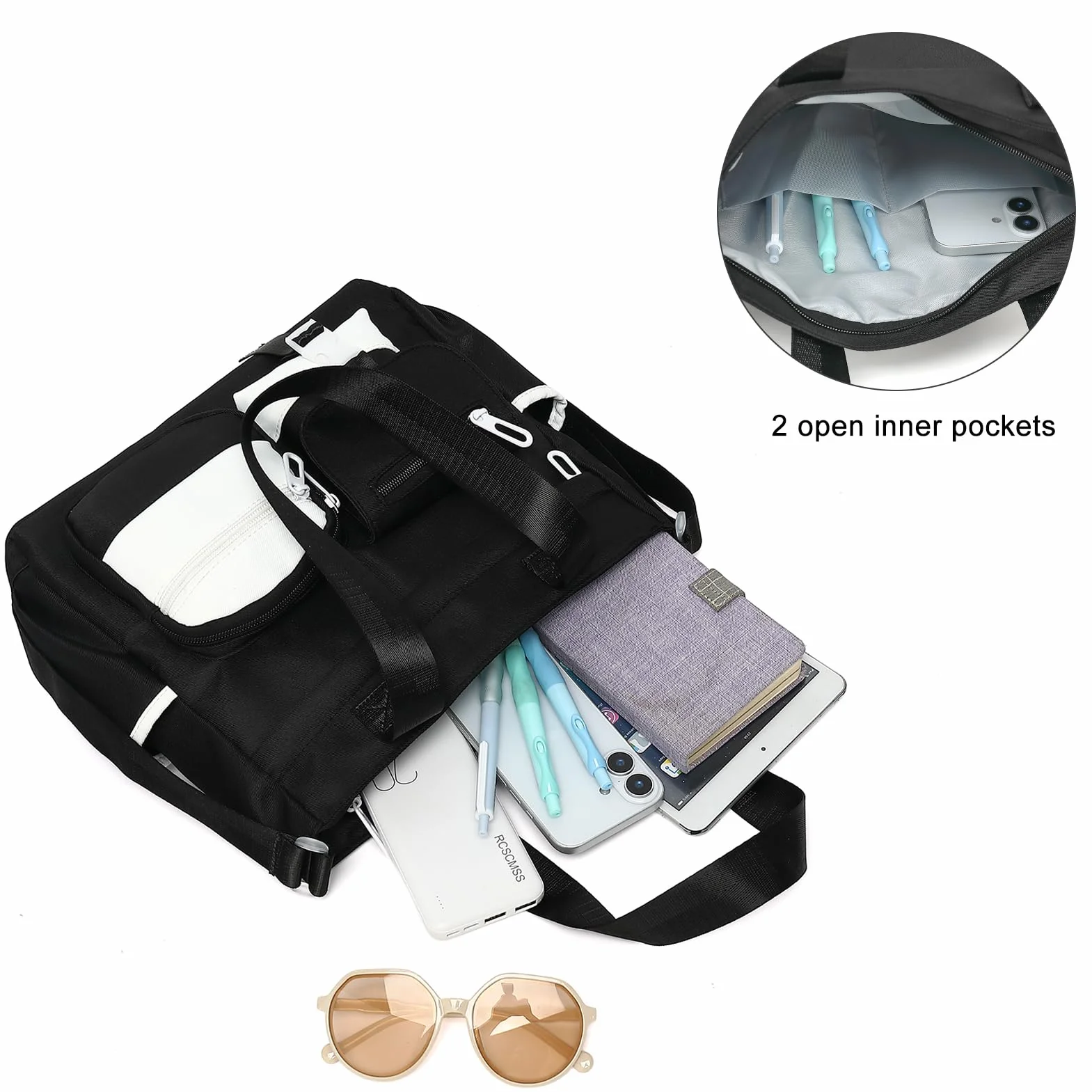 Phaoullzon Urocza torba crossbody dla nastolatek kawaii listonoszka torebka nylonowe torby na ramię