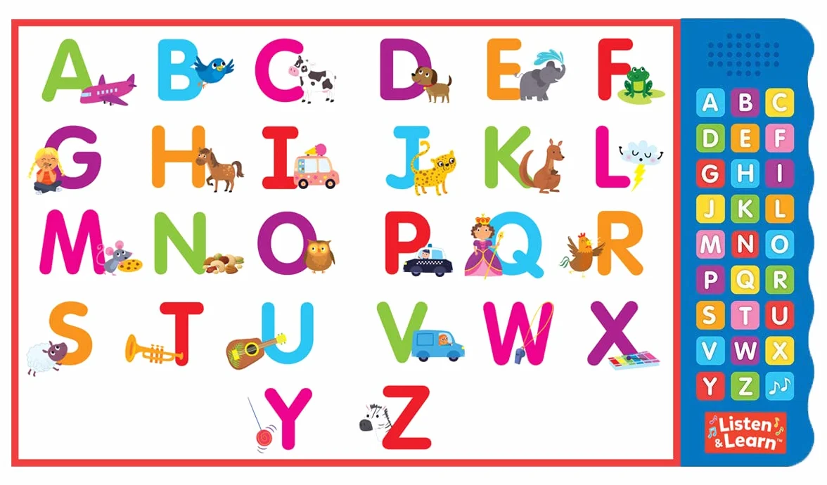 27-Button Sound Book Let's Learn ABCs