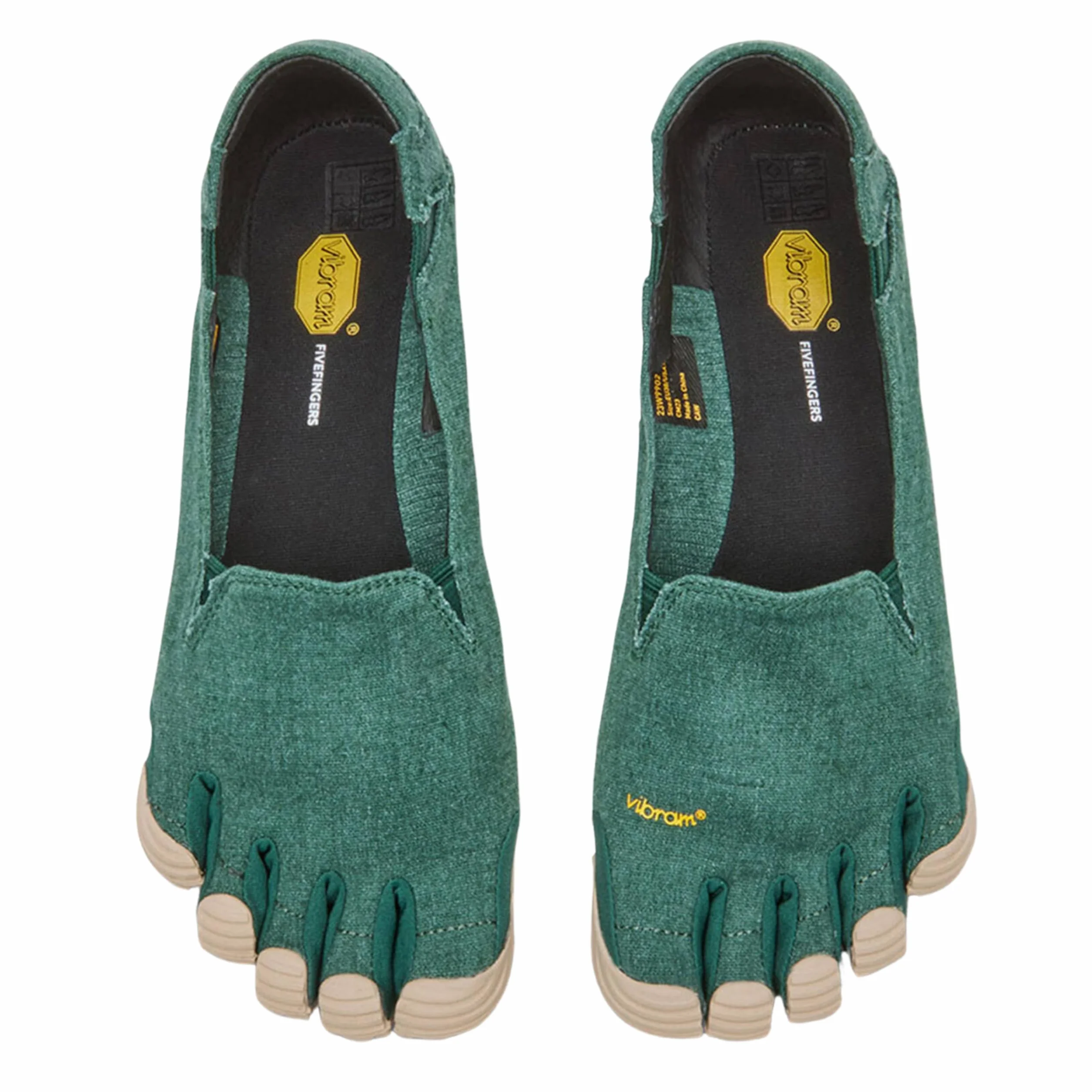 Vibram Mężczyźni Vibram Fivefingers Cvt Lb Green BeigeMokasyn płaski