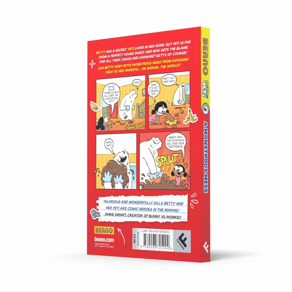 Beano Betty and the Yeti: A Monstrous Mess: Book 2 of the new official Beano children’s illustrated funny graphic novel series – perfect for kids aged 6, 7, 8, 9, and 10!