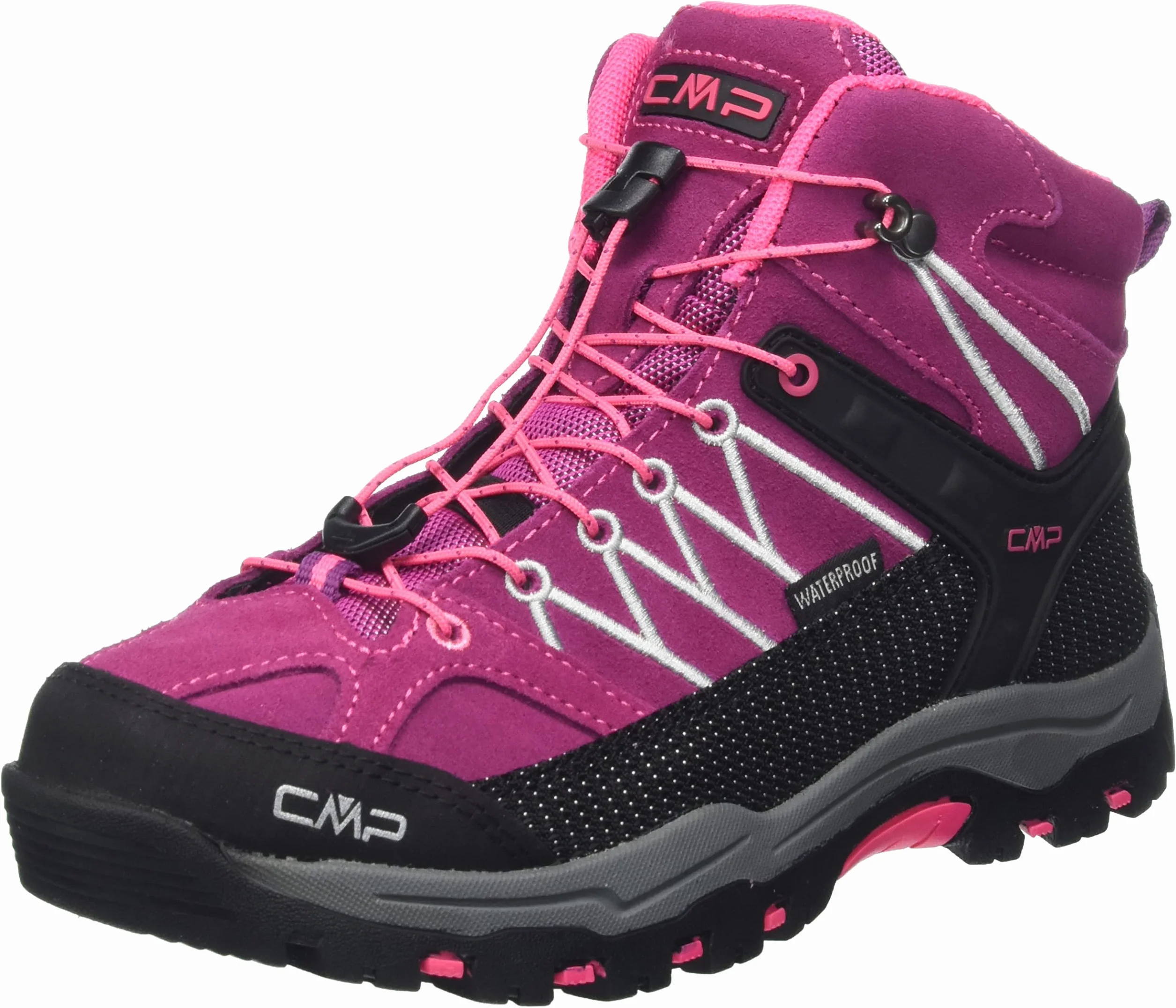CMP Rigel Mid dziecięce buty trekkingowe, uniseks, Berry Pink Fluo, 38 EU