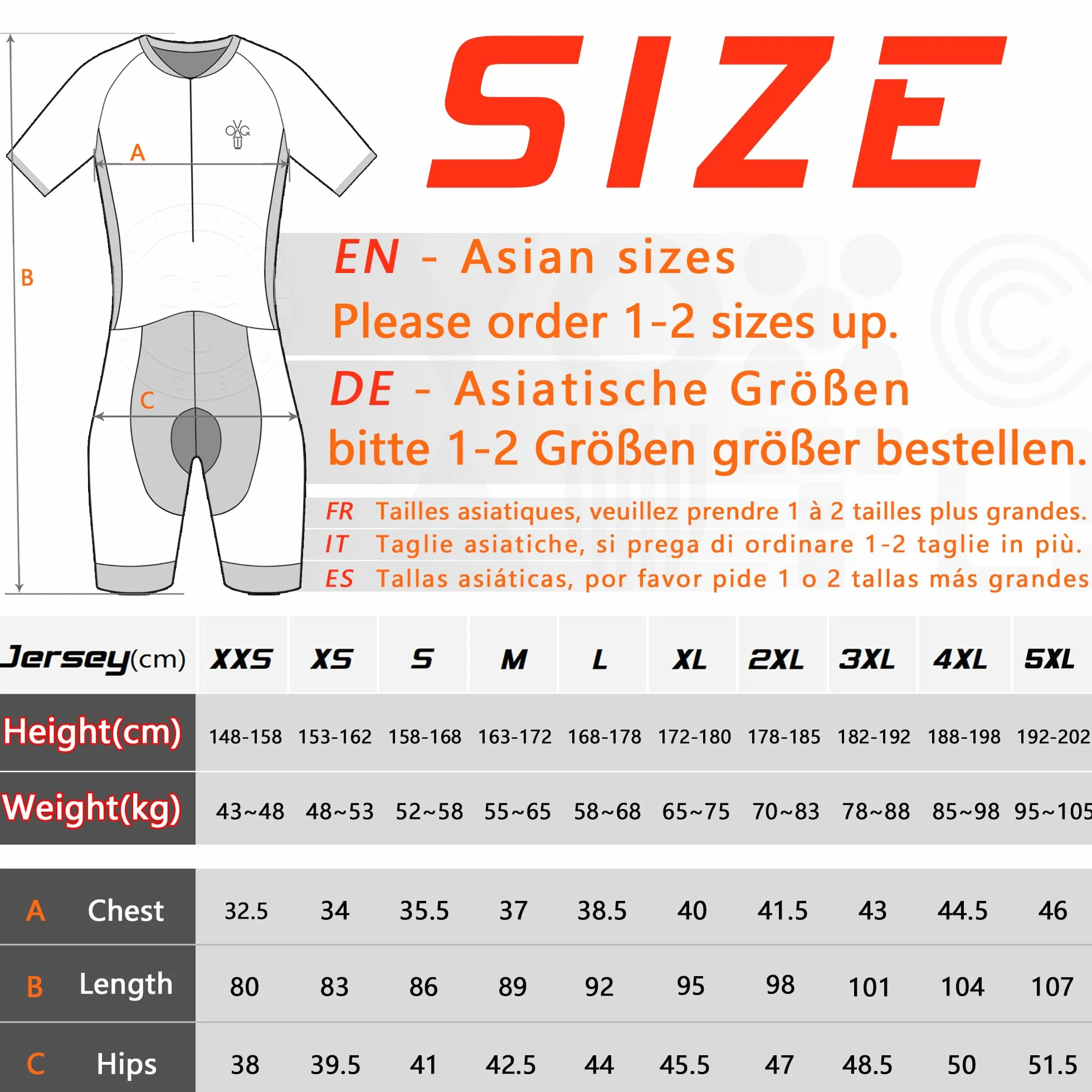 Męski kombinezon rowerowy + zawody, profesjonalny, wyściełany, męski strój triathlonowy, jednoczęściowy kombinezon rowerowy krótki sublimowany design, męski krótki letni kombinezon