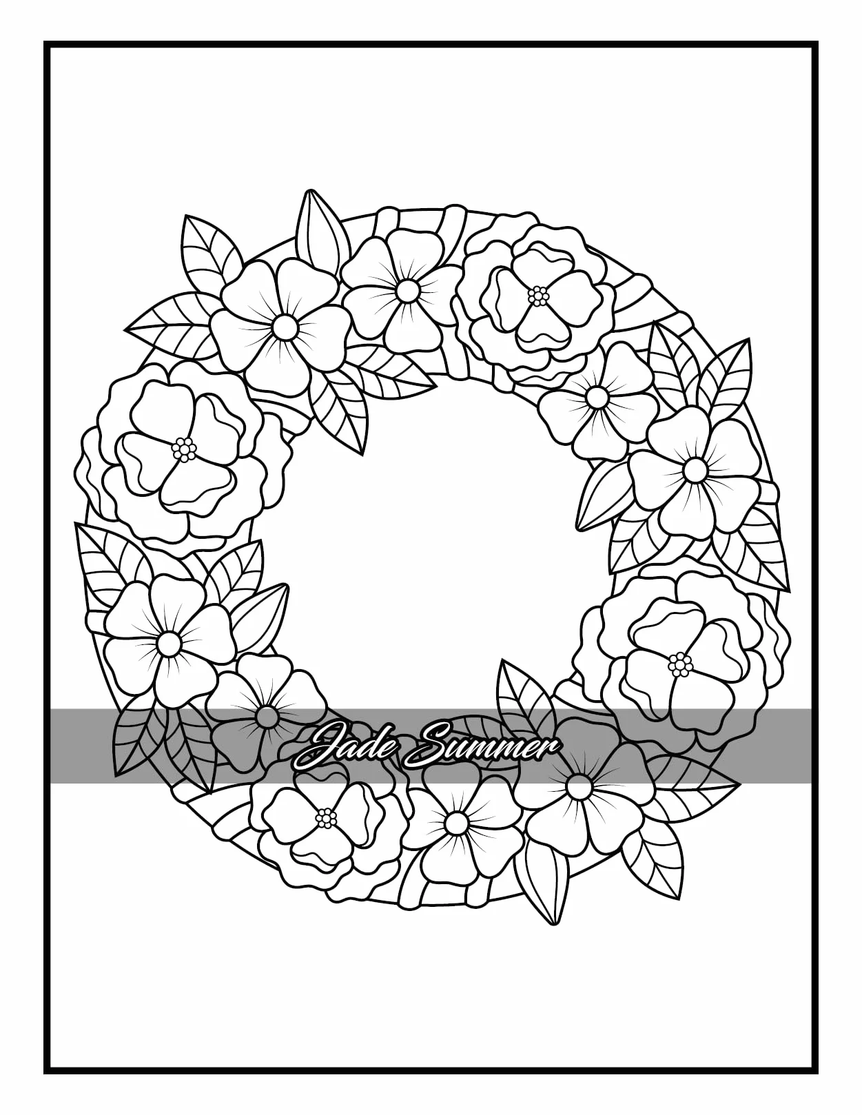 100 Flowers: Adult Coloring Book with Bouquets, Wreaths, Swirls, Patterns, Decorations