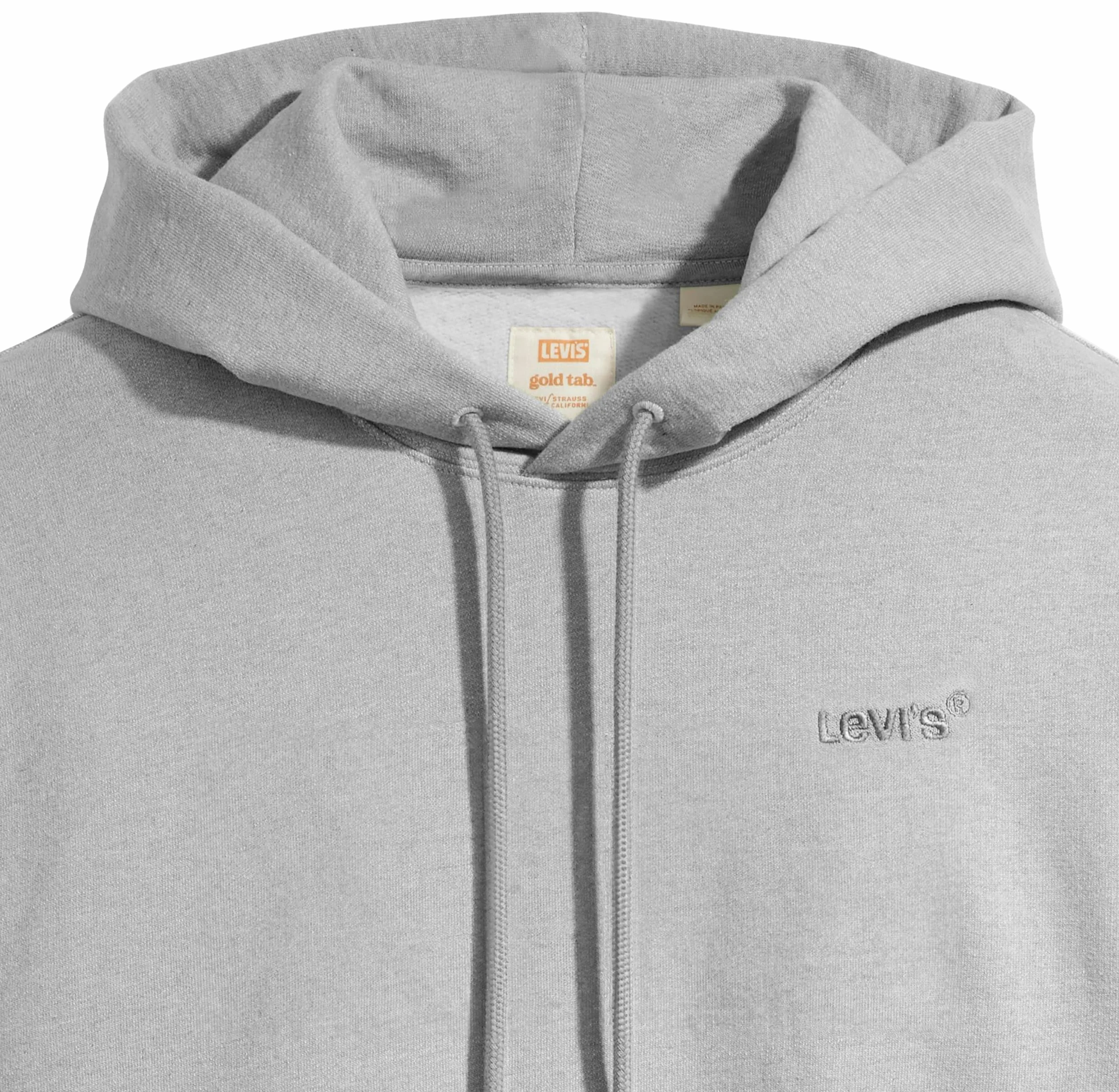 LEVIS A8435-0008 bluzy męskie, Light Gray Htr Bros, XS