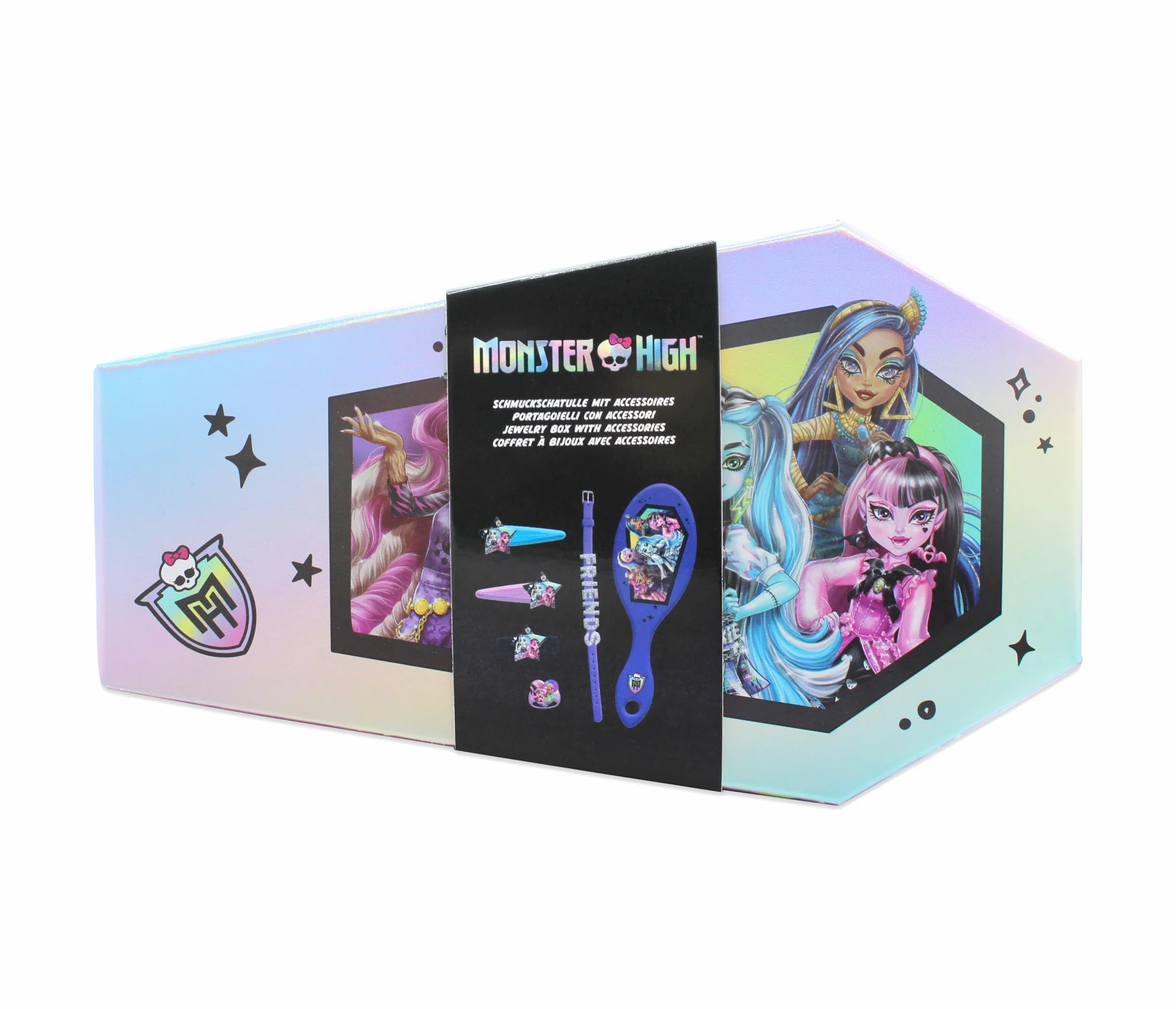 Joytoy Monster High szkatułka na biżuterię z akcesoriami 22,5 x 13,5 x 6 cm