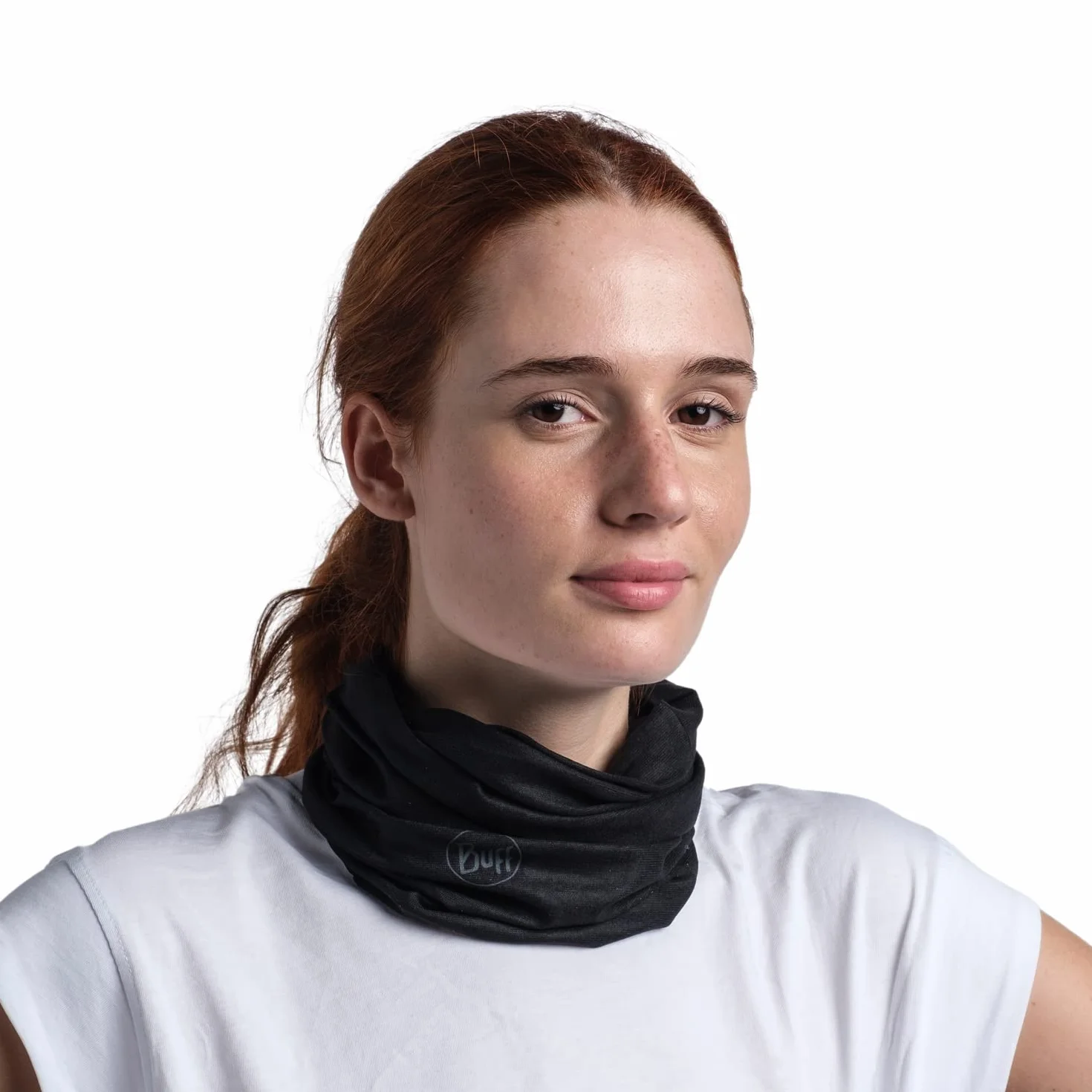 BUFF®| Komin Coolnet Uv Elastyczna, ochrona UPF50, lekka, elastyczna, materiał z recyklingu, sport, lato Mężczyzna Kobietar