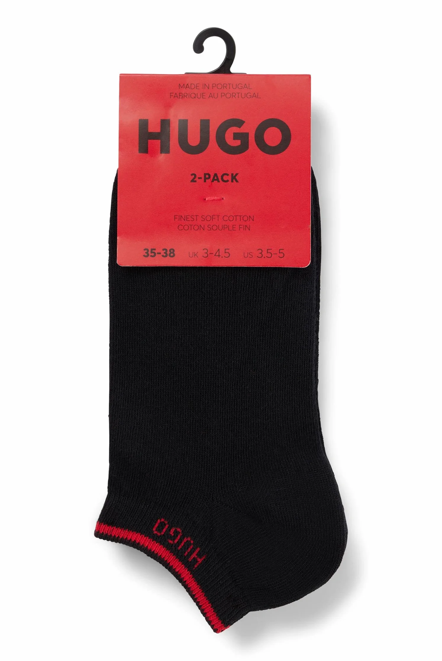 HUGO Damskie skarpety (2 sztuki), czarny (Black1), 35-38 EU