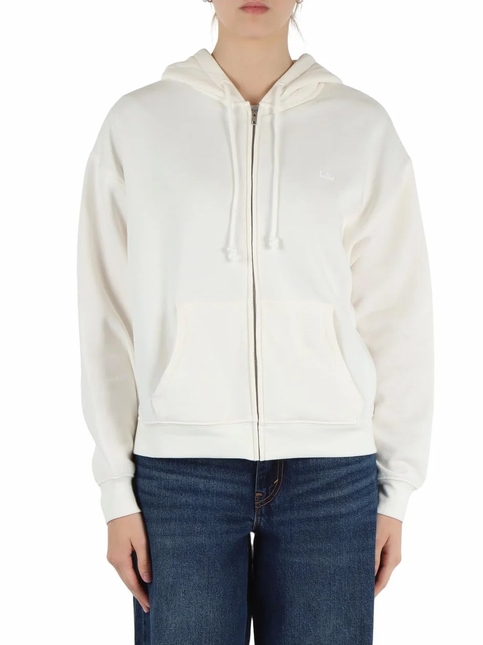 Levi's Everyday Zip Hoodie Sugar Swizzle Fleece, Sugar Swizzle, M