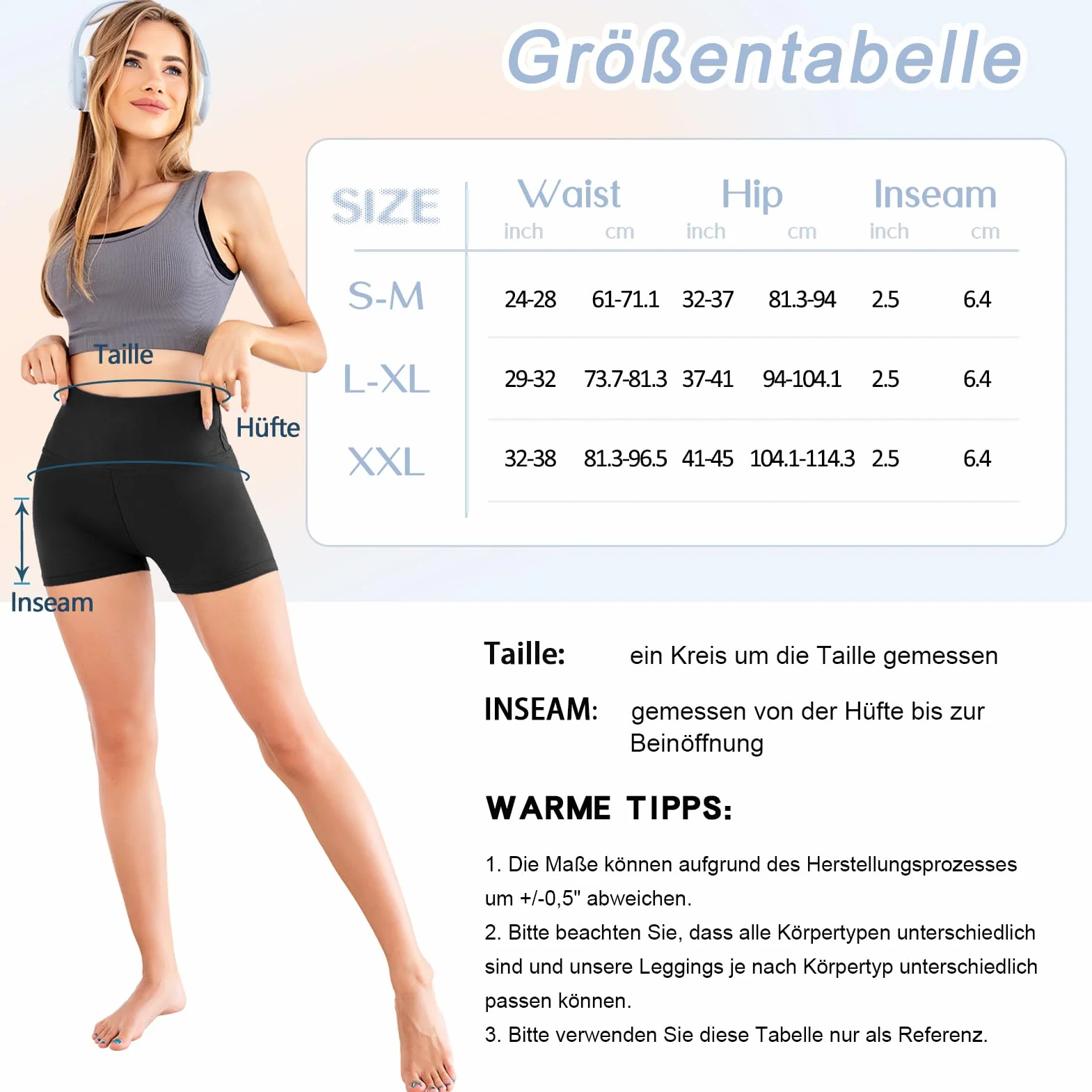 Sportowe szorty damskie, nieprzezroczyste legginsy z wysokim stanem, szorty do jazdy na rowerze, jogi, fitnessu w lecie